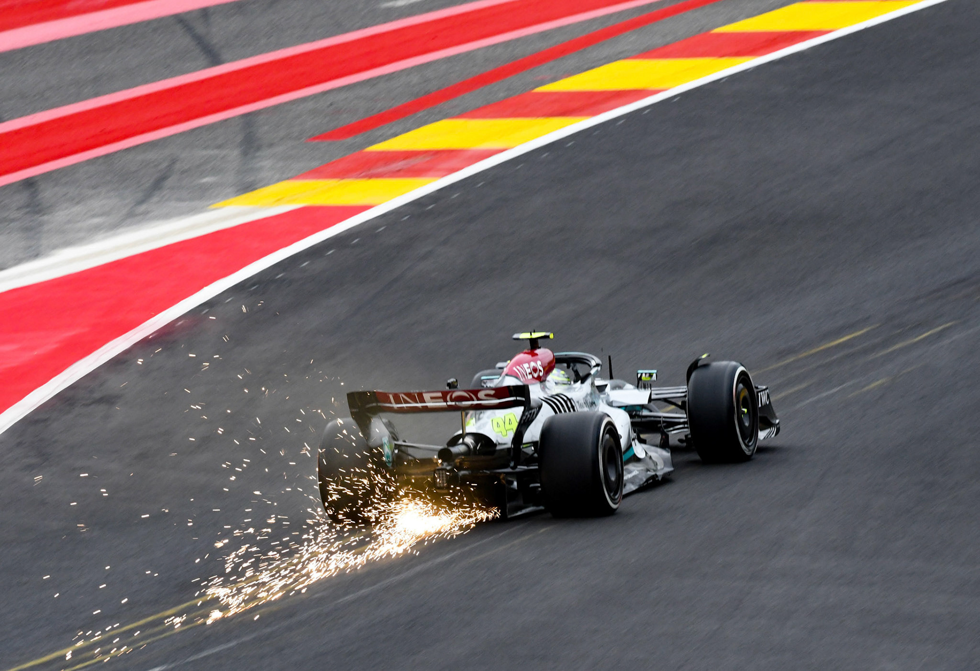 Lewis Hamilton (GBR) Merceds AMG Petronas F1 Team; Formel 1 GP Belgien. Freitag, 26.08.2022