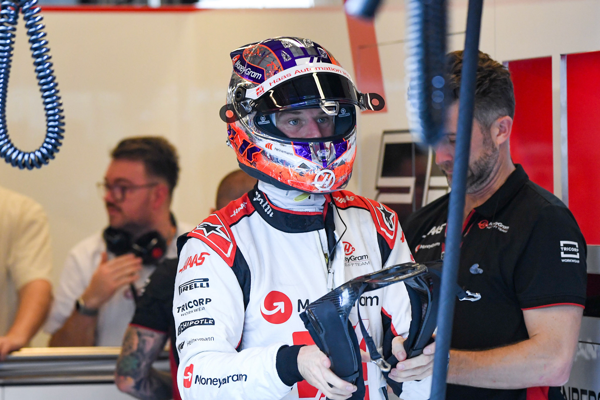 Nico Hülkenberg (GER) Haas F1 Team; Formel 1 GP Abu Dhabi. Freitag 24.11.2023