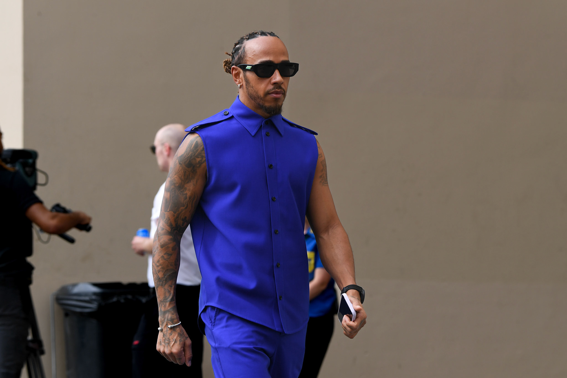 Lewis Hamilton (GBR) Mercedes AMG F1 Team; Formel 1 GP Abu Dhabi. Freitag 24.11.2023