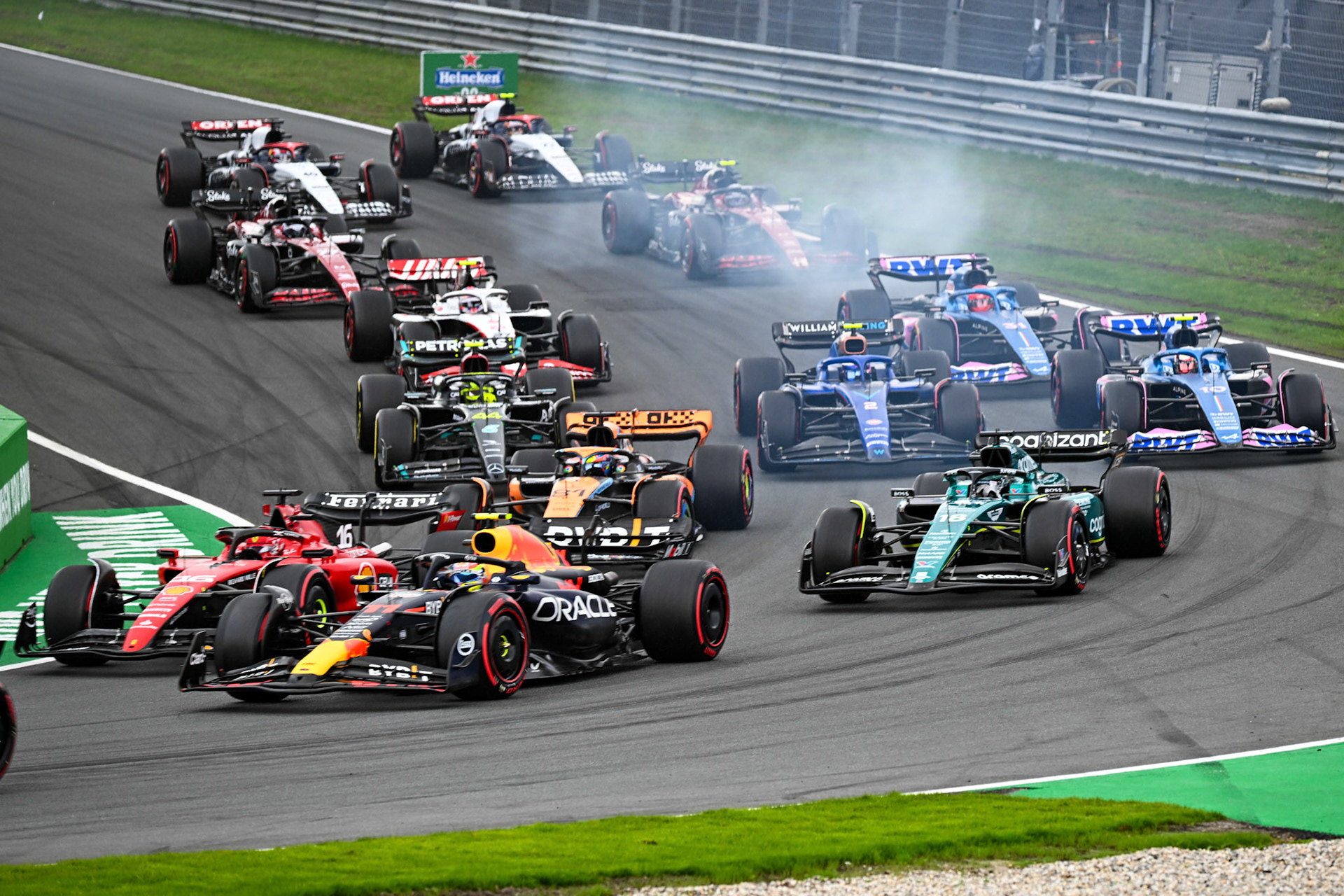 Rennstart; Formel 1 GP Holland / Zandvoort. Sonntag, 27.08.2023