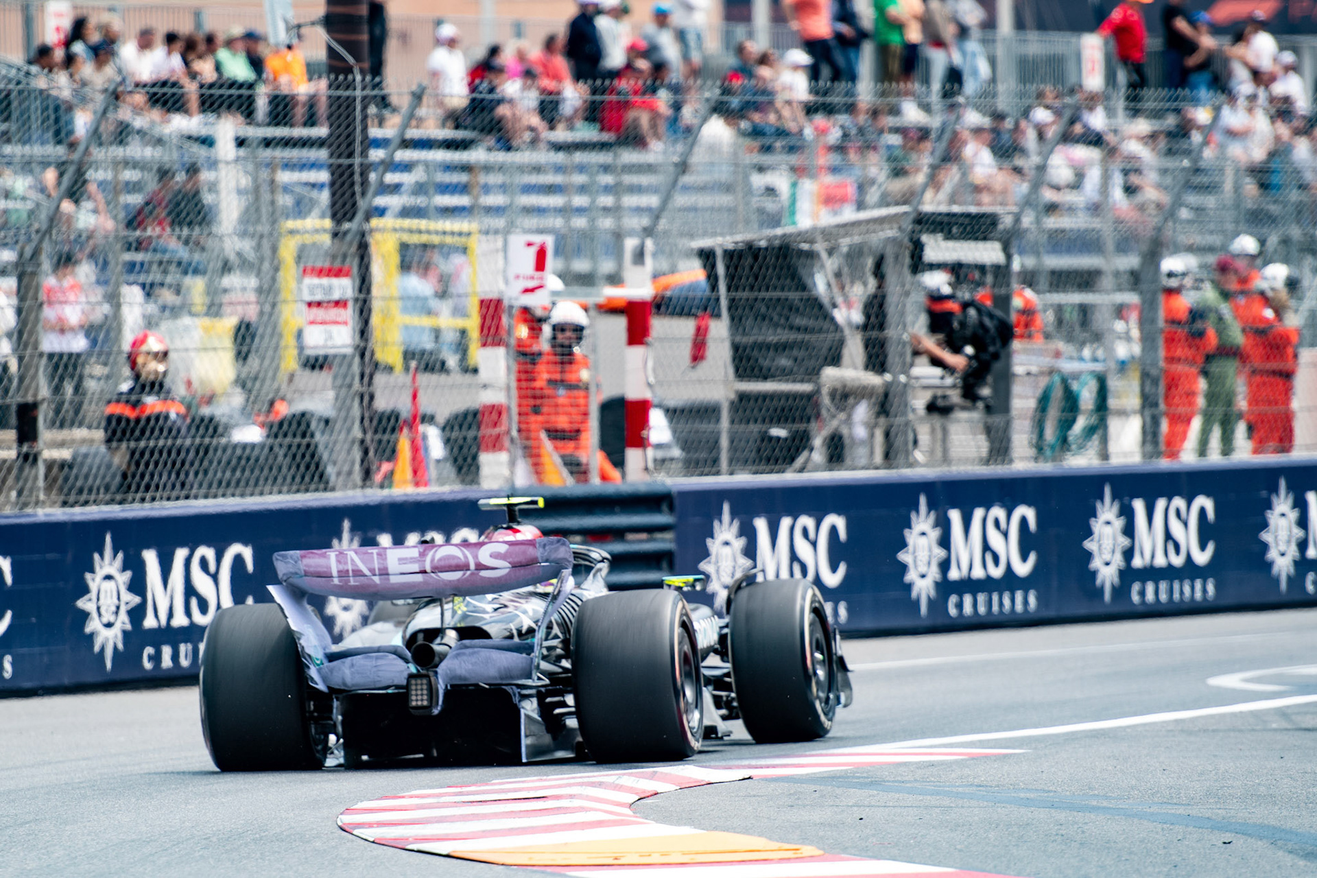 Lewis Hamilton #44, Mercedes-AMG Petronas F1 Team; Formel1 GP Monaco Freitag, 24.05.2024