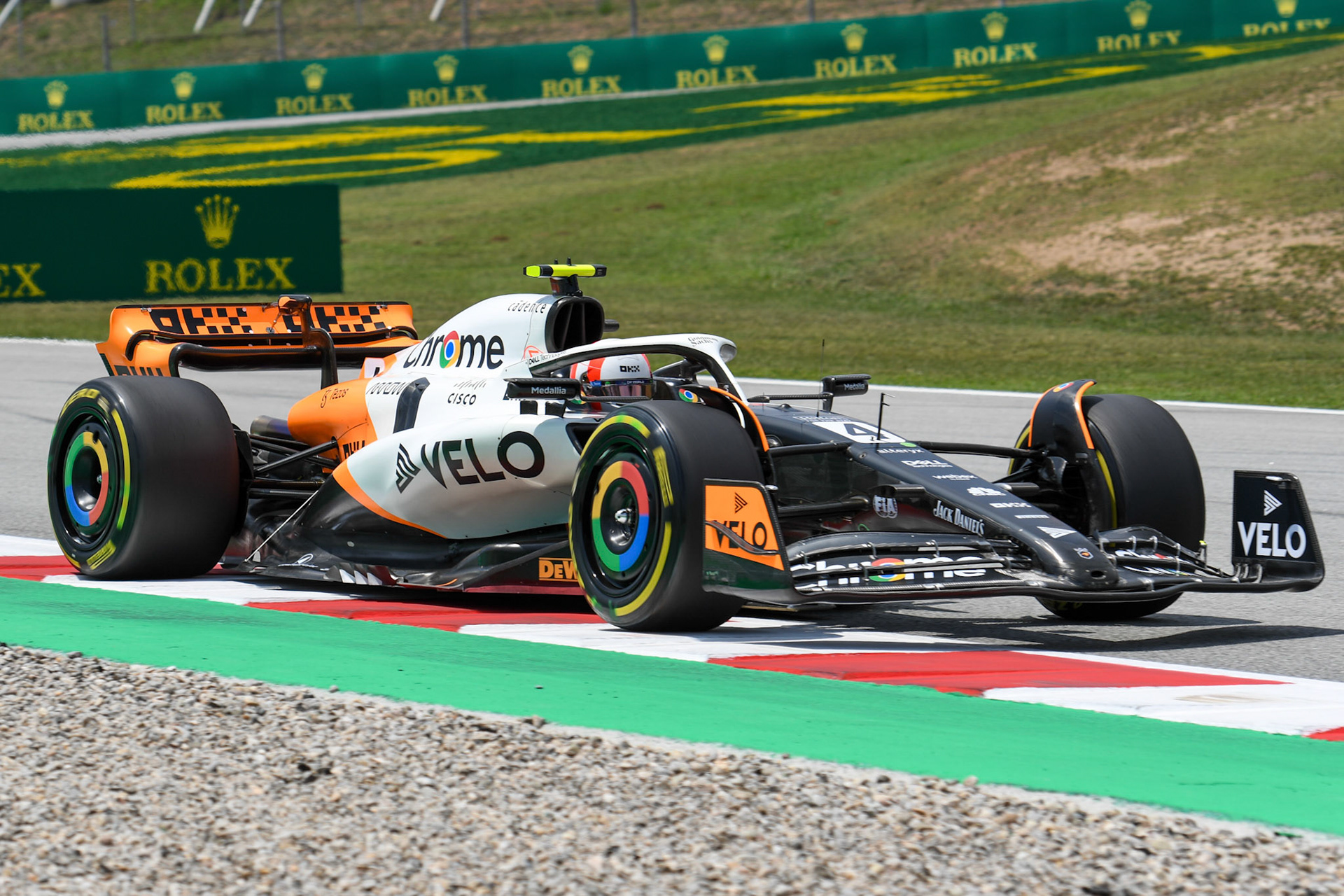 Lando Norris (GBR) McLaren F1 Team; Formel 1 GP Barcelona. Freitag 02.06.2023