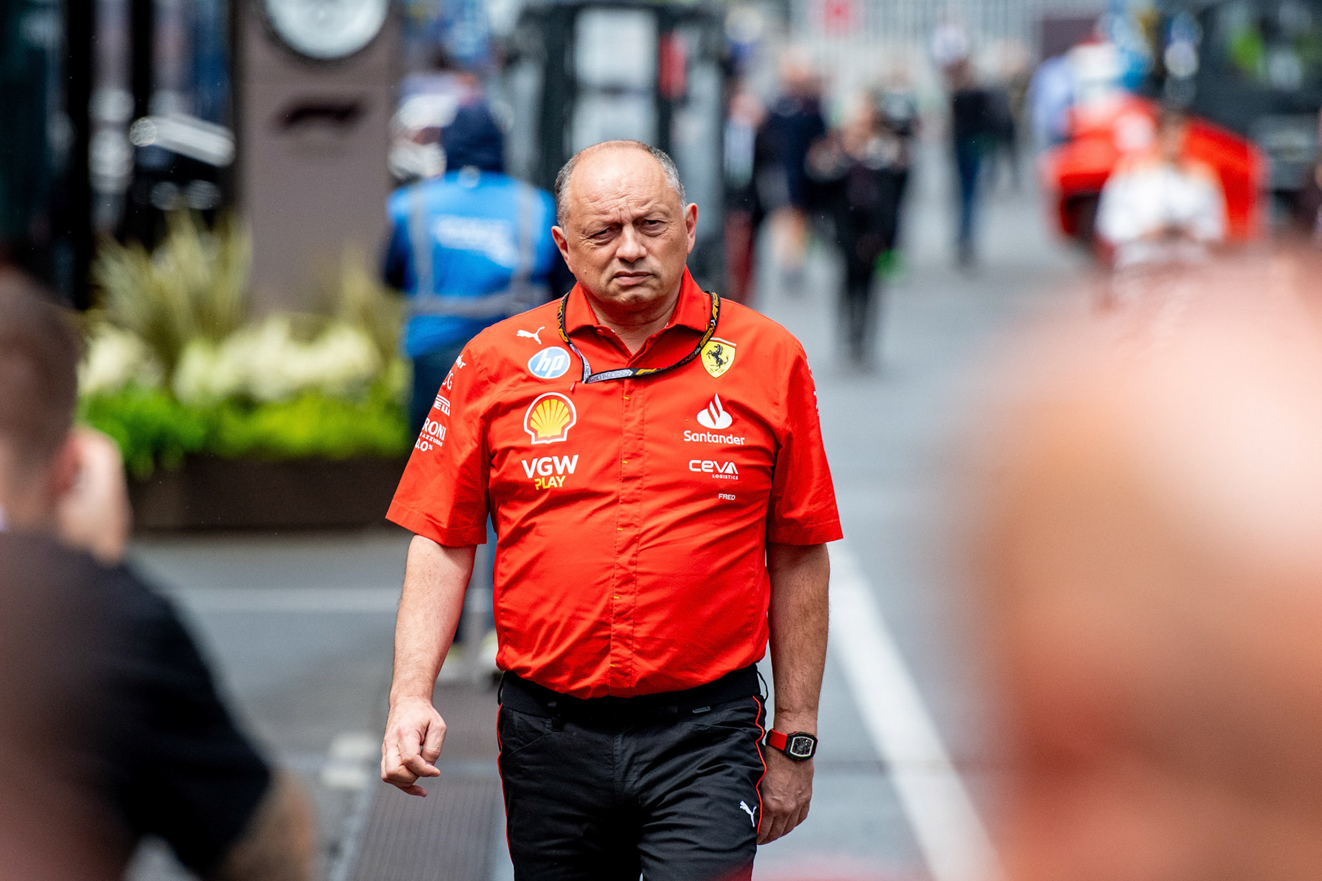 Frederic Vasseur, Teamchef Scuderia Ferrari;Formel 1 GP Austria / Österreich. Donnerstag, 27.06.2024