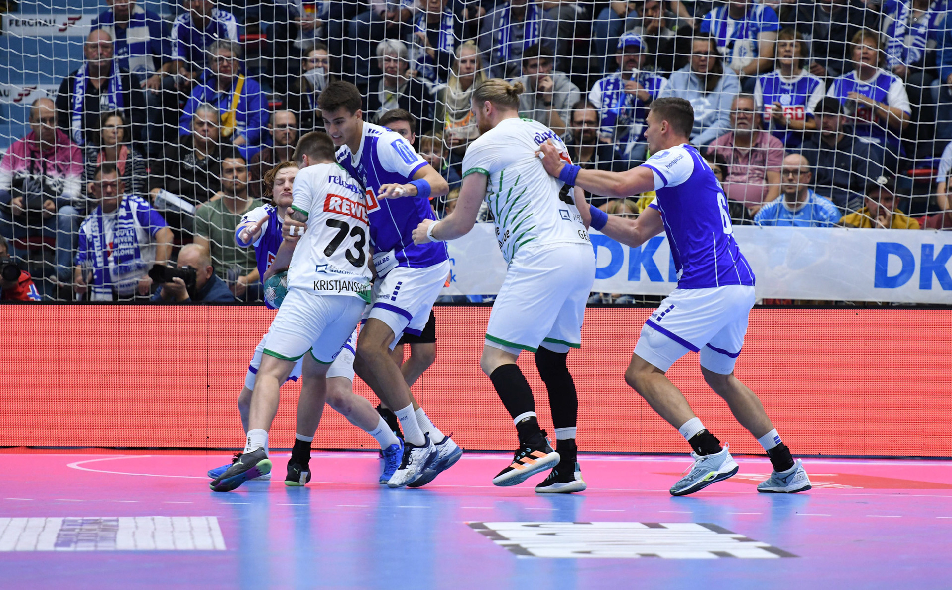 Viggó Kristjansson #73;  Handball Bundesliga; VfL Gummersbach - SCDHFK Leipzig 09.10.2022