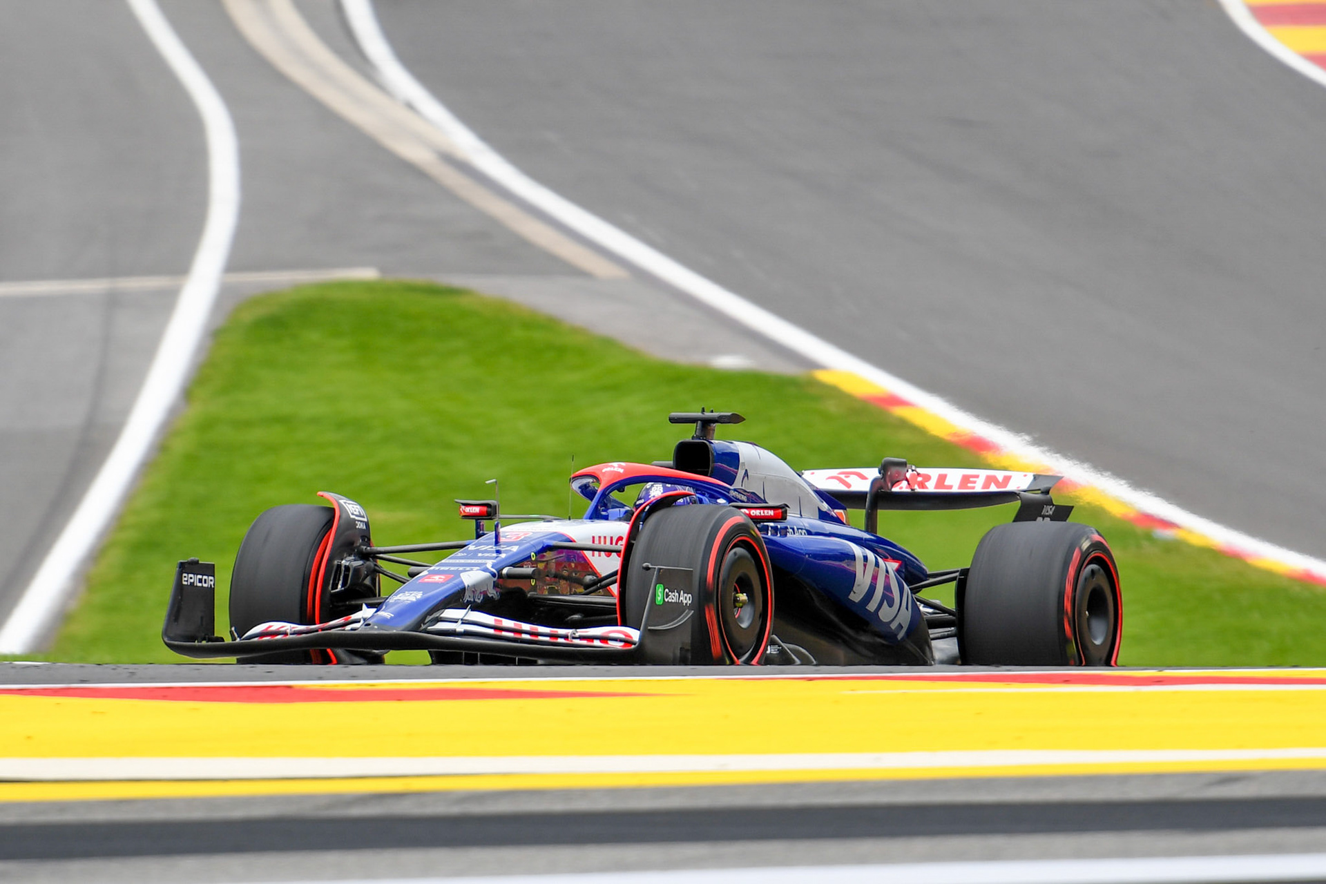 Daniel Ricciardo, #3, Visa Cash App RB Formula One Team;Formel 1 GP Spa / Belgien. Freitag, 26.07.2024