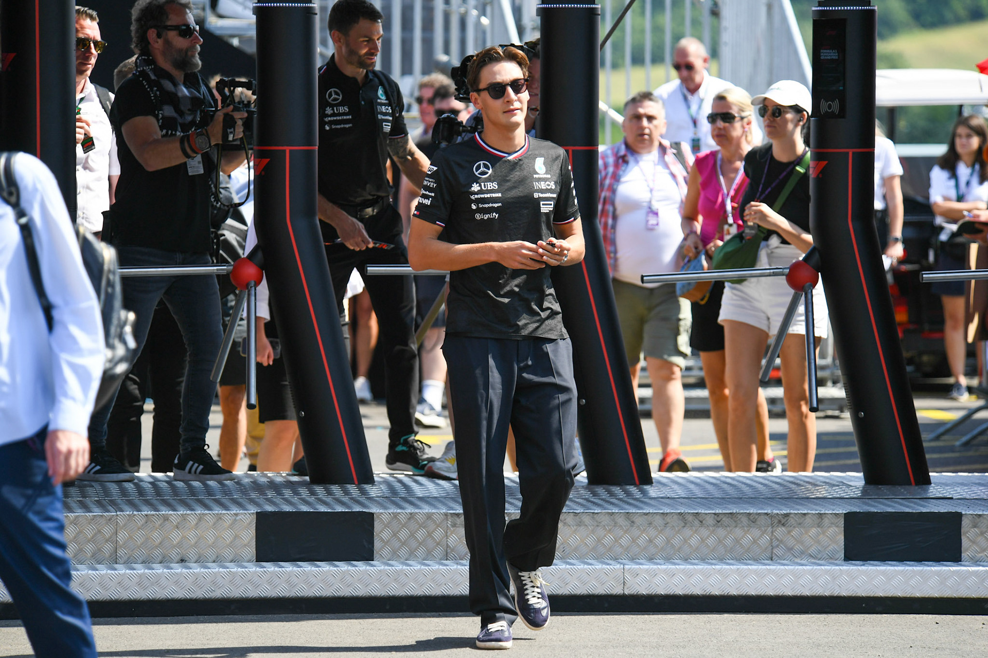 George Russell #63, Mercedes-AMG Petronas F1 Team;Formel 1 Budapest / Ungarn, 20.07.2024