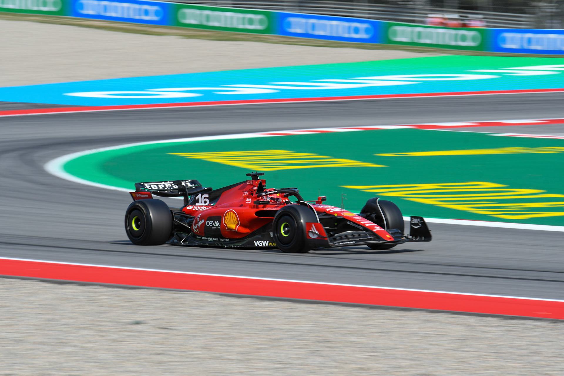 Charles Leclerc (MCO) Scuderia Ferrari;Formel 1 GP Barcelona. Freitag 02.06.2023