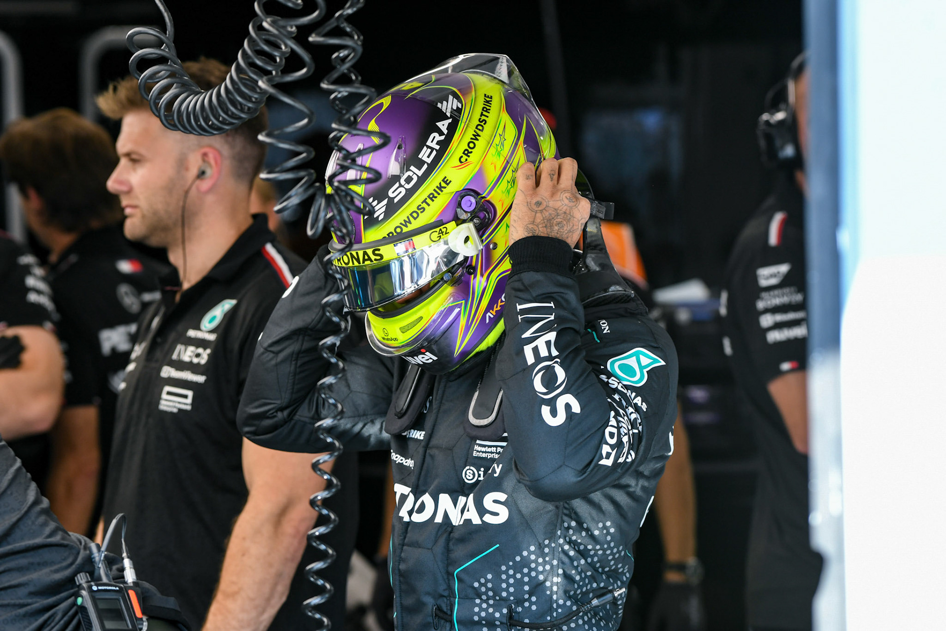 Lewis Hamilton #44, Mercedes-AMG Petronas F1 Team;Formel 1 Budapest / Ungarn, 20.07.2024