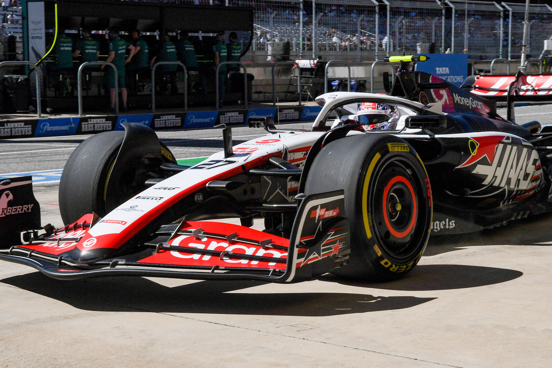 Nico Hülkenberg (GER) Haas F1 Team; Formel 1 GP USA Austin Texas. Samstag 21.10.2023