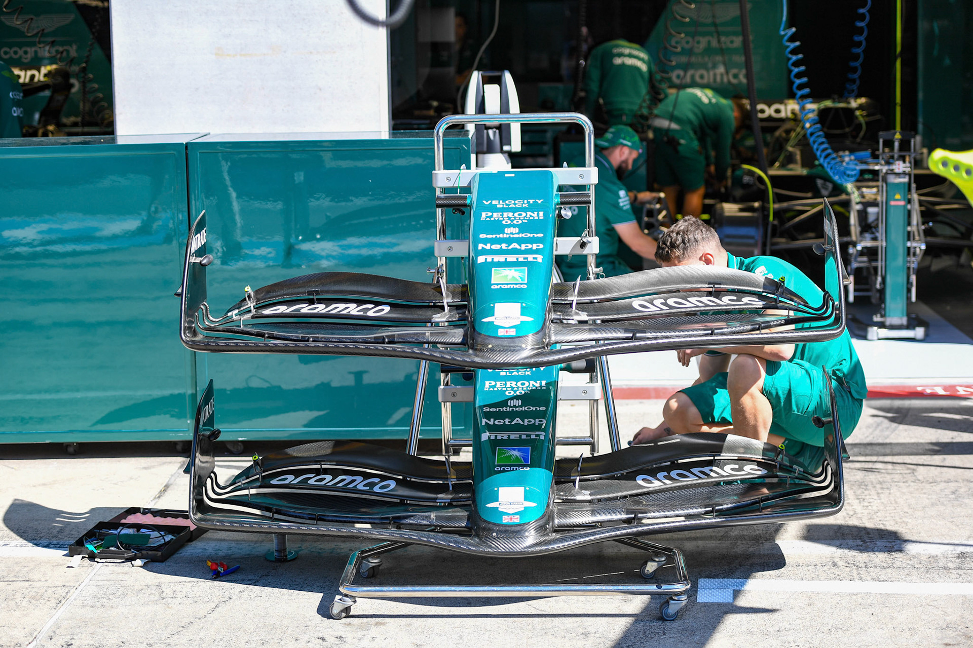 Aston Martin Formula One Team; Formel 1 GP Austria / Österreich. Donnerstag 29.06.2023