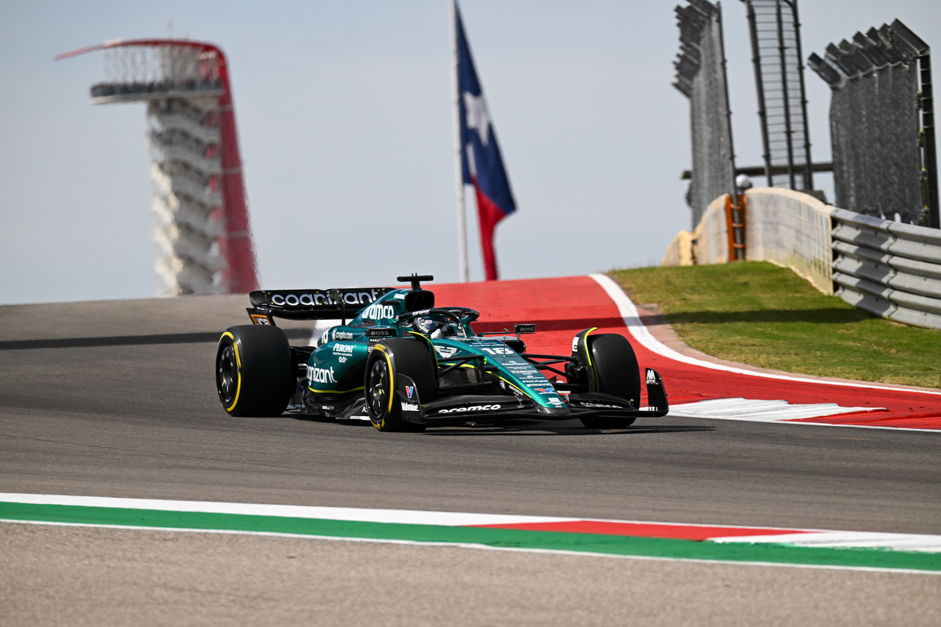 Lance Stroll (CAN) Aston Martin Formula One Team; Formel 1 GP USA Austin Texas. Samstag 21.10.2023