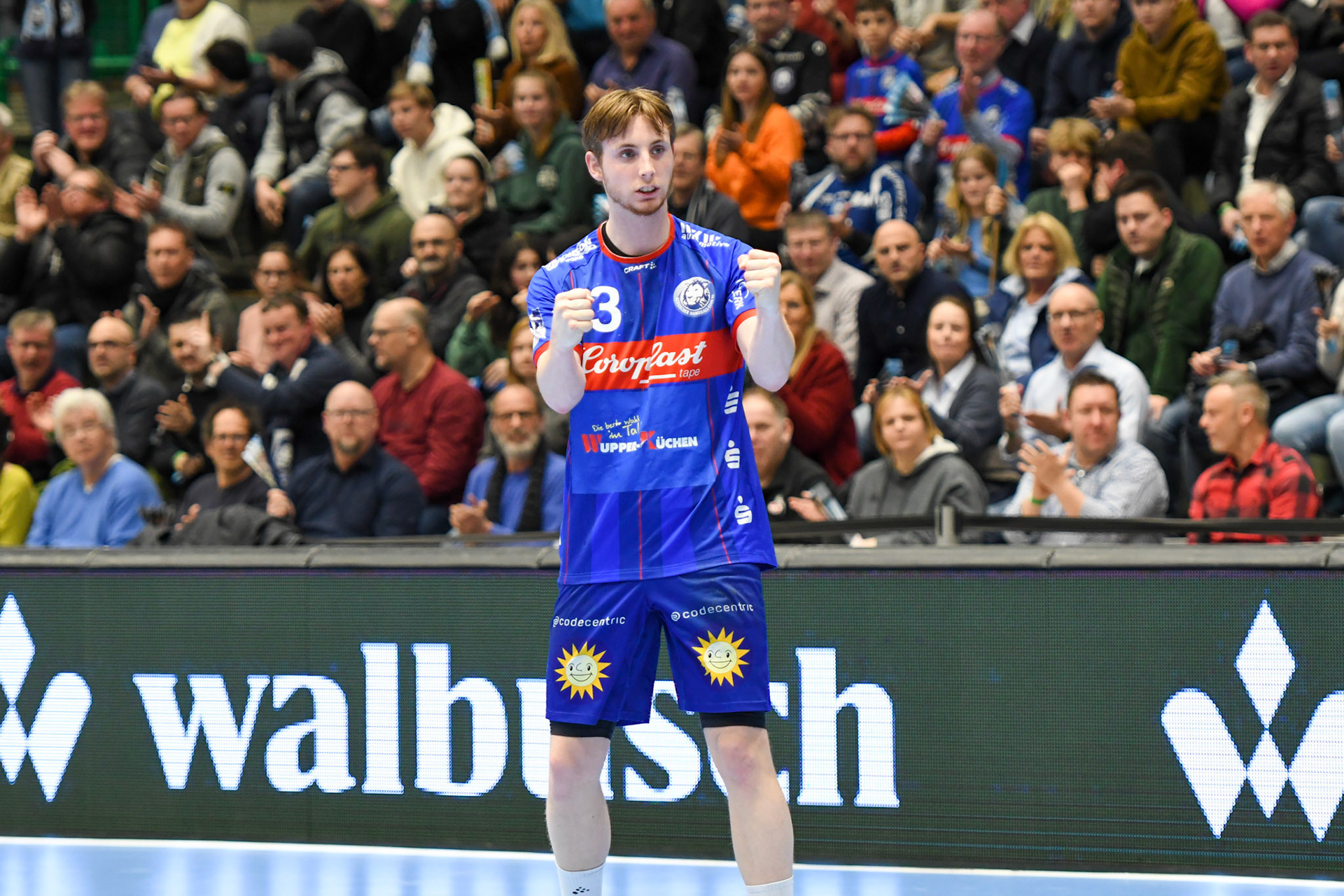 Isak Persson; Handball Bundesliga; BHC 06 - GWD Minden 02.03.2023