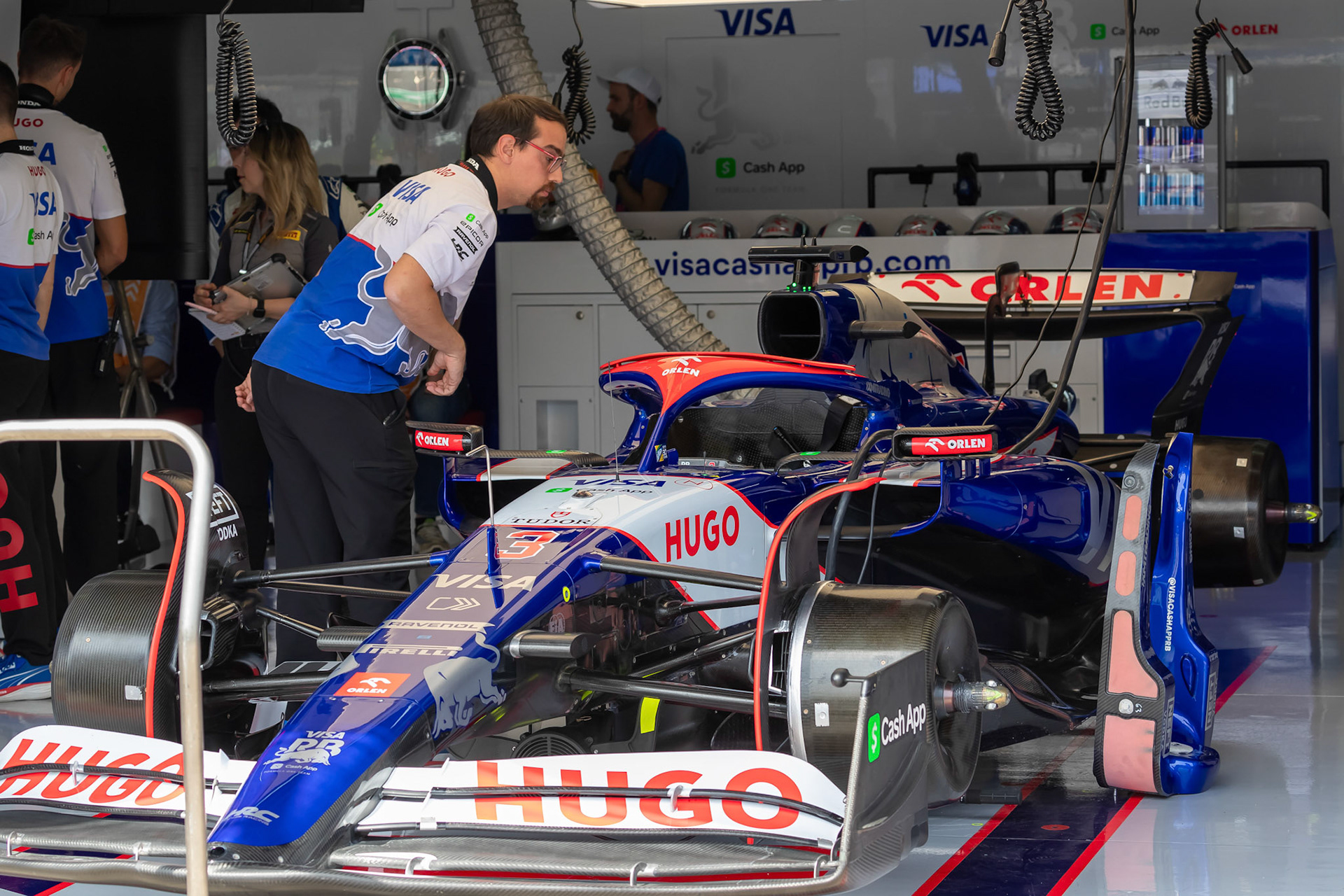 Daniel Ricciardo, #3, Visa Cash App RB Formula One Team; F1 GP Imola / Italien Sonntag, 19.05.2024