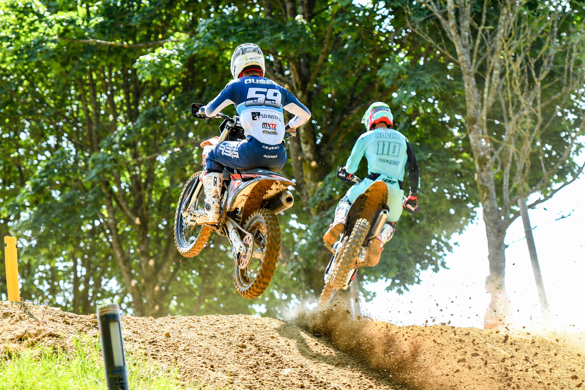 DUSEK Adam, SD Install Racing-MX Team Znojmo, KTM, KOVAR Vaclav, Becker Racing, KTM;ADAC MX Masters Bielstein. Samstag 17.06.2023