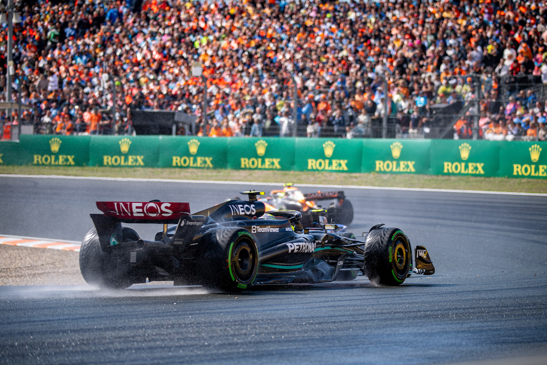 Lewis Hamilton (GBR) Mercedes AMG F1 Team; Formel 1 GP Holland / Zandvoort. Samstag, 26.08.2023