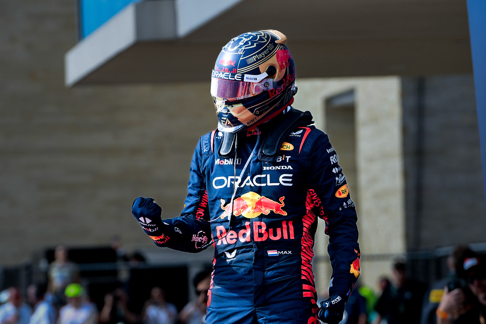 Max Verstappen (NED) Red Bull Racing;Formel 1 GP USA Austin Texas. Sonntag 22.10.2023