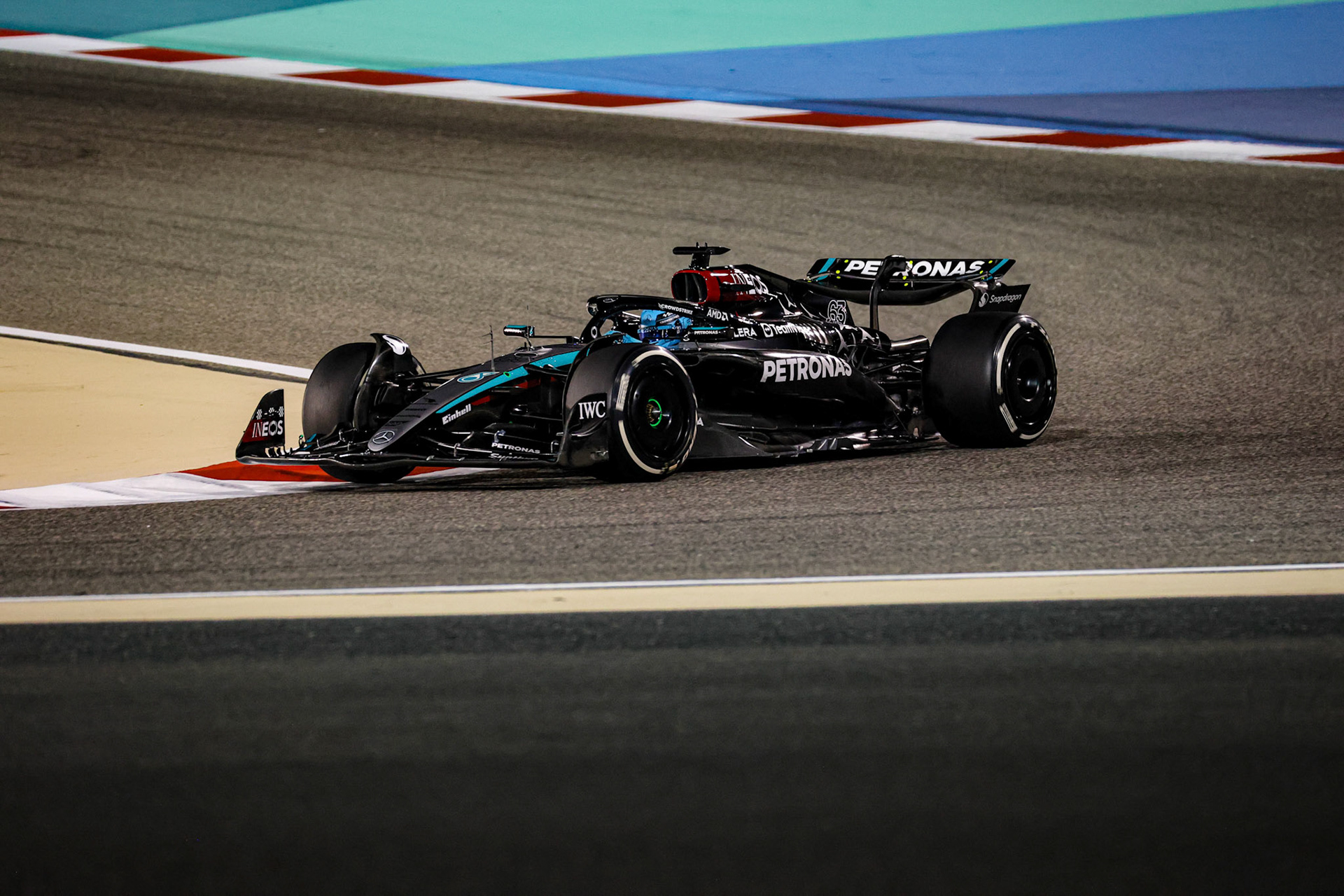 George Russell #63, Mercedes-AMG Petronas F1 Team; Formel 1 Pre-Season Tests Bahrain. Mittwoch, 21.02.2024