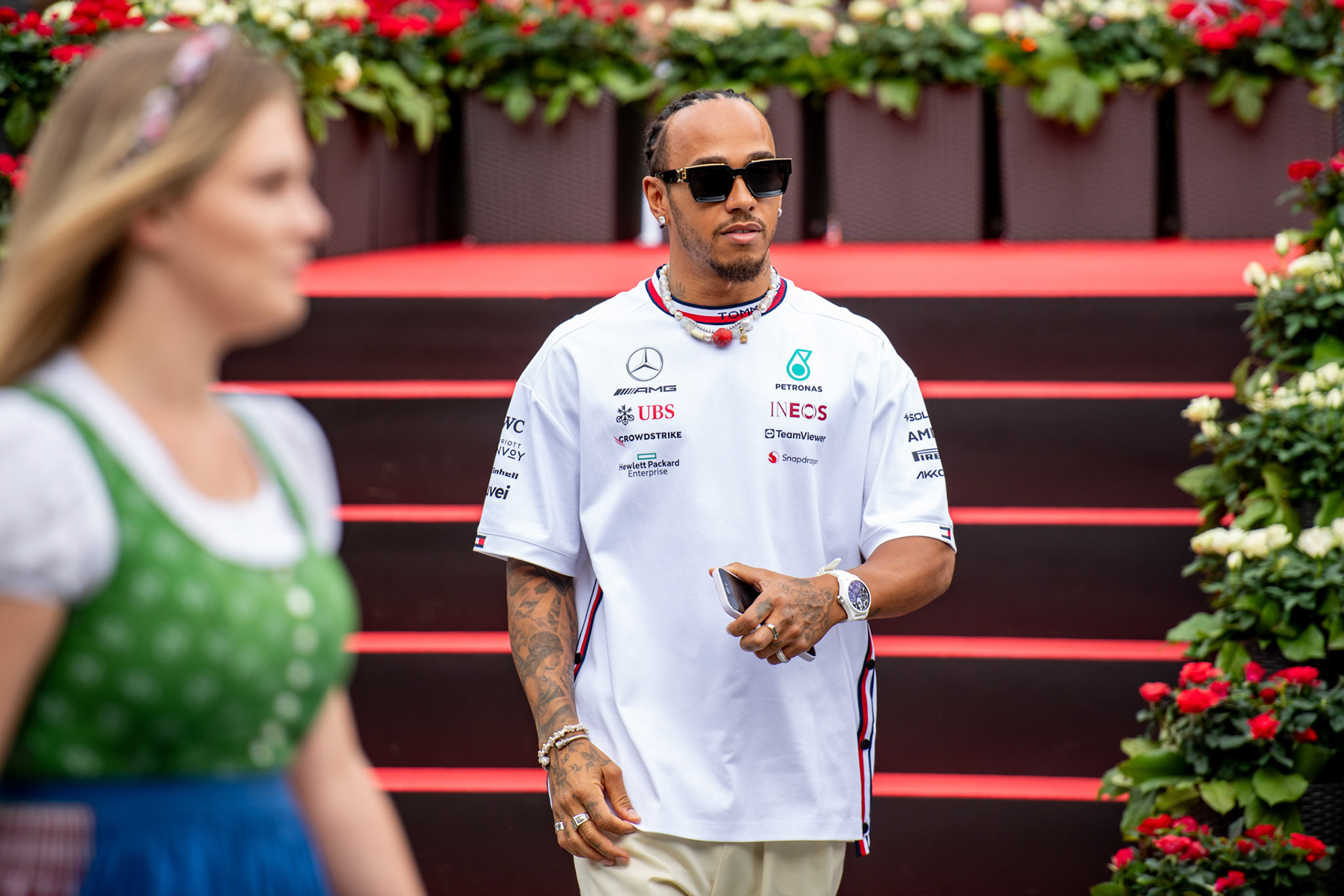 Lewis Hamilton (GBR) Mercedes AMG F1 Team; Formel 1 GP Austria / Österreich. Sonntag, 02.07.2023
