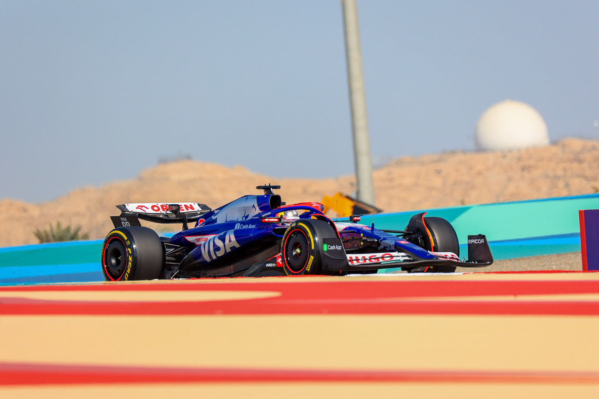 Daniel Ricciardo, #3, Visa Cash App RB Formula One Team; Formel 1 GP Bahrain. Donnerstag 29.02.2024