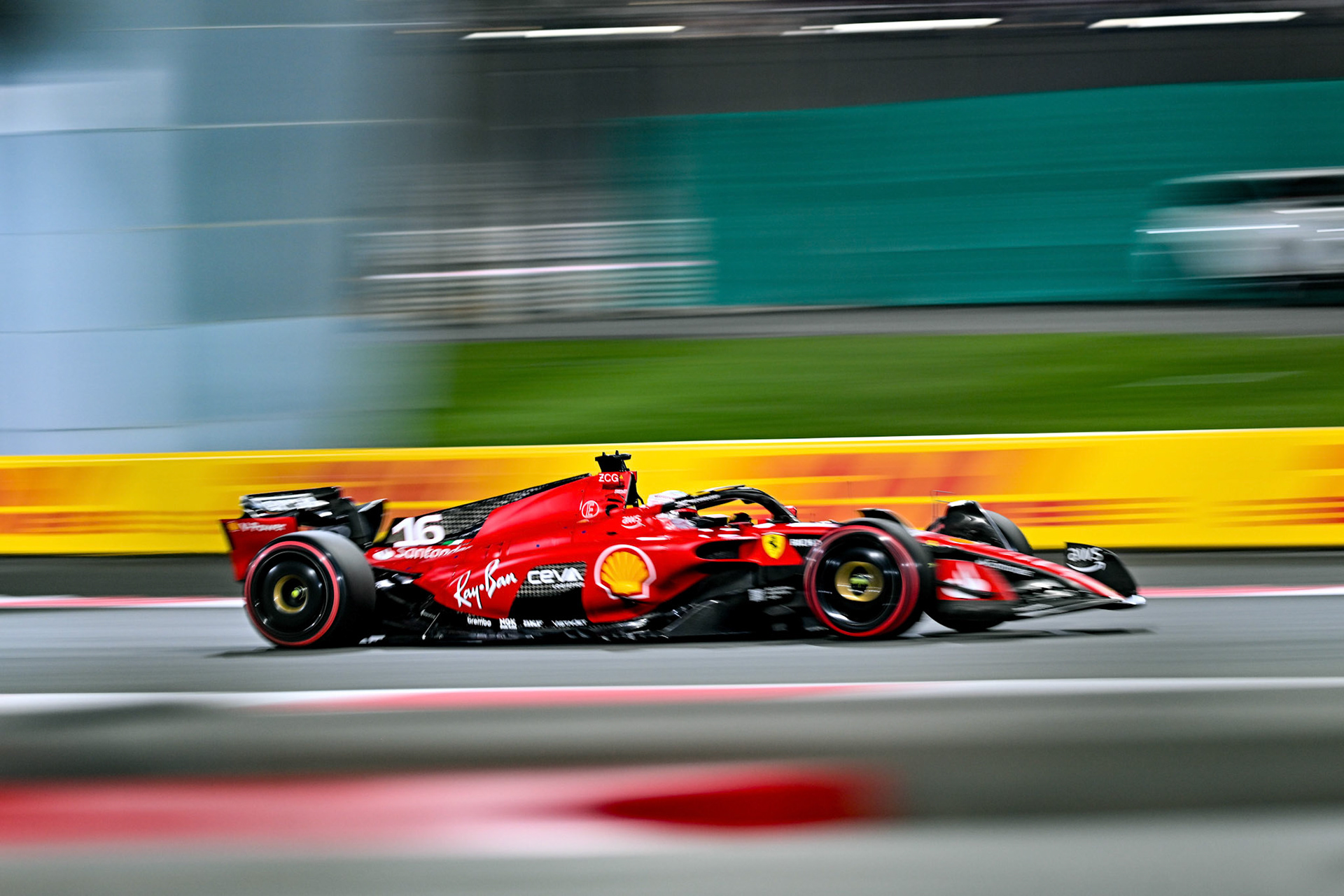 Charles Leclerc (MCO) Scuderia Ferrari;Formel 1 GP Abu Dhabi. Samstag 25.11.2023