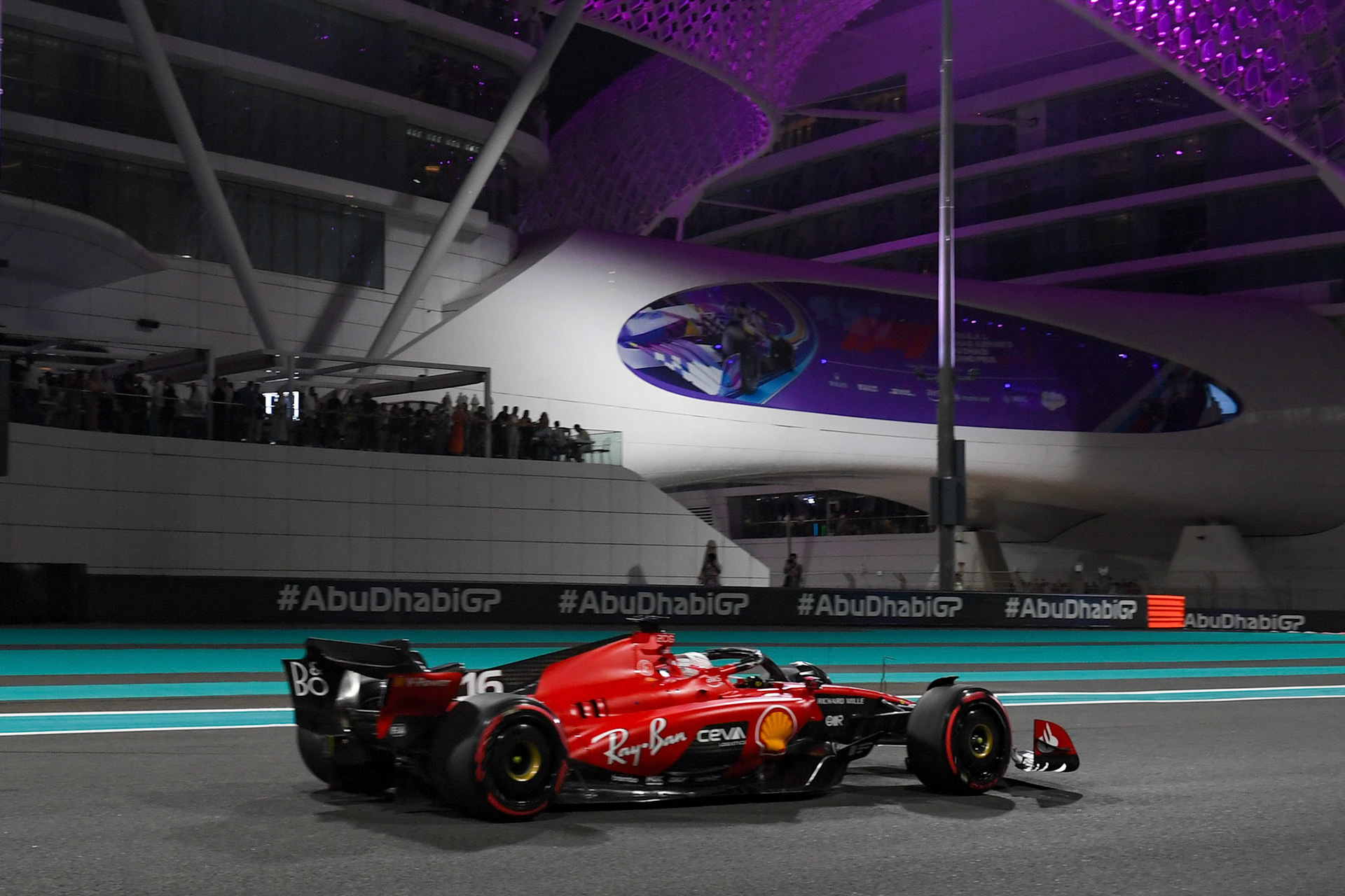 Charles Leclerc (MCO) Scuderia Ferrari;Formel 1 GP Abu Dhabi. Samstag 25.11.2023