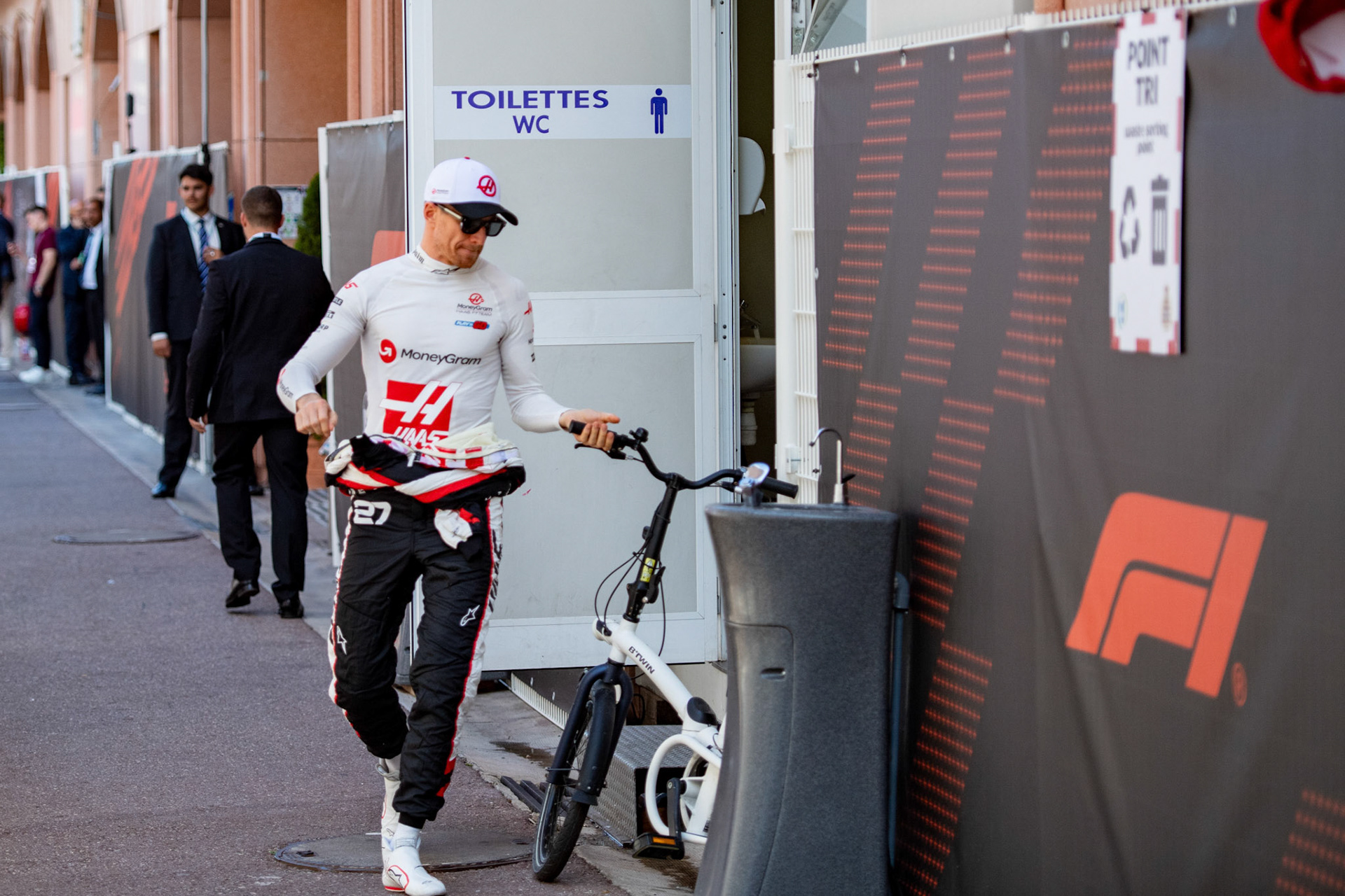 Nico Hülkenberg #27, MoneyGram Haas F1 Team; Formel1 GP Monaco Samstag, 25.05.2024