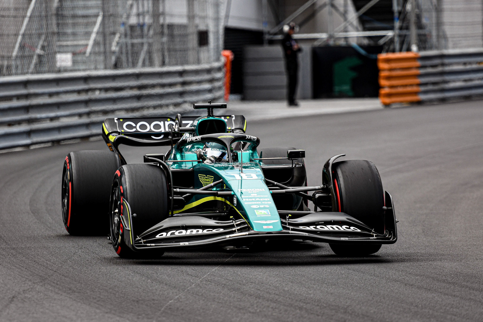 Lance Stroll (CAN) Aston Martin Cognizant Formula One Team; Formel 1 Monaco am 28.05.2022
