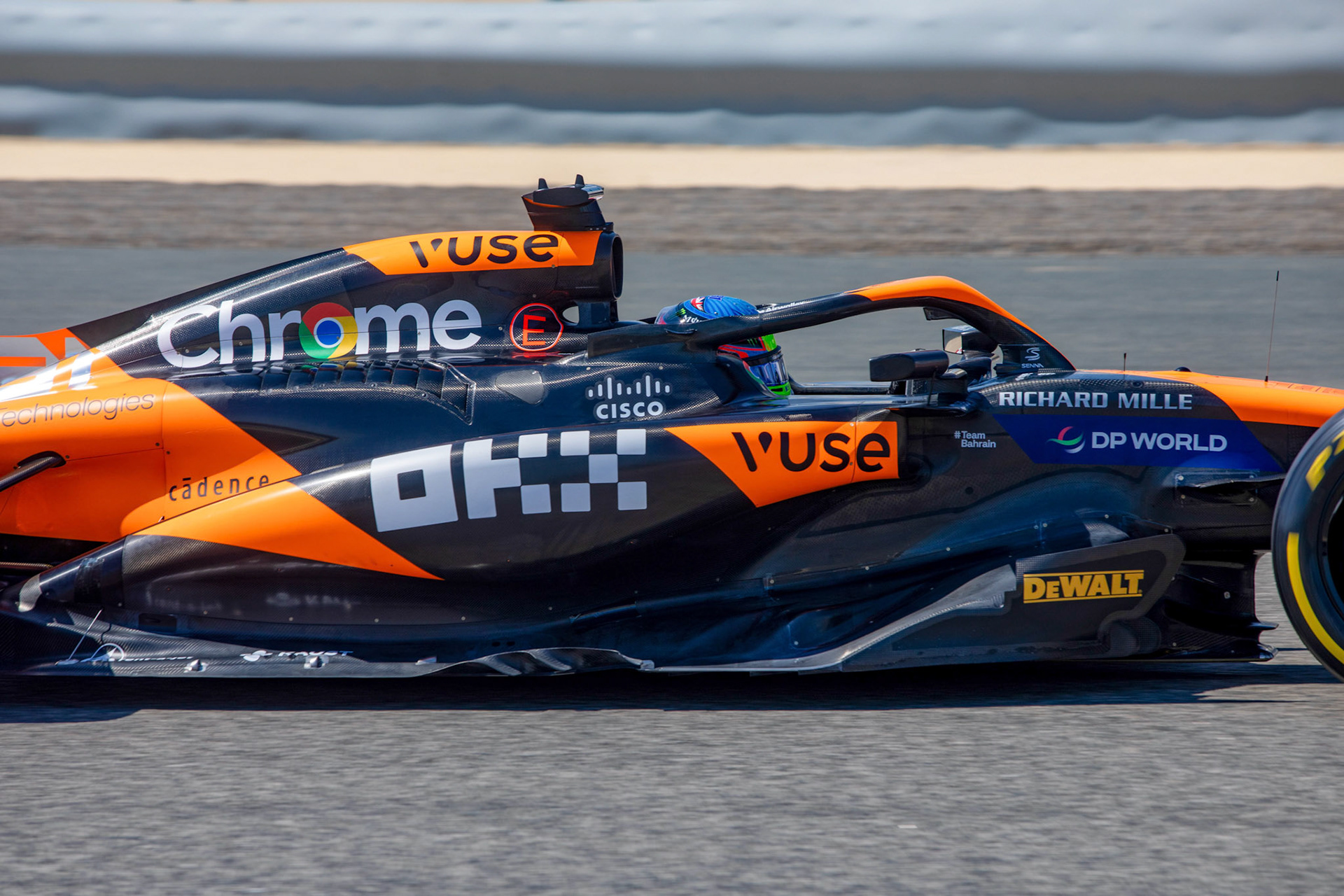 Oscar Piastri #81, McLaren Formula 1 Team; Formel 1 Pre-Season Tests Bahrain. Mittwoch, 21.02.2024
