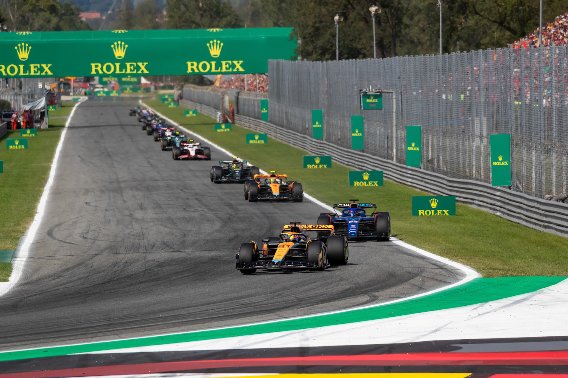 Oscar Piastri (AUS) McLaren F1; Formel 1 GP Italien / Monza. Sonntag, 03.09.2023