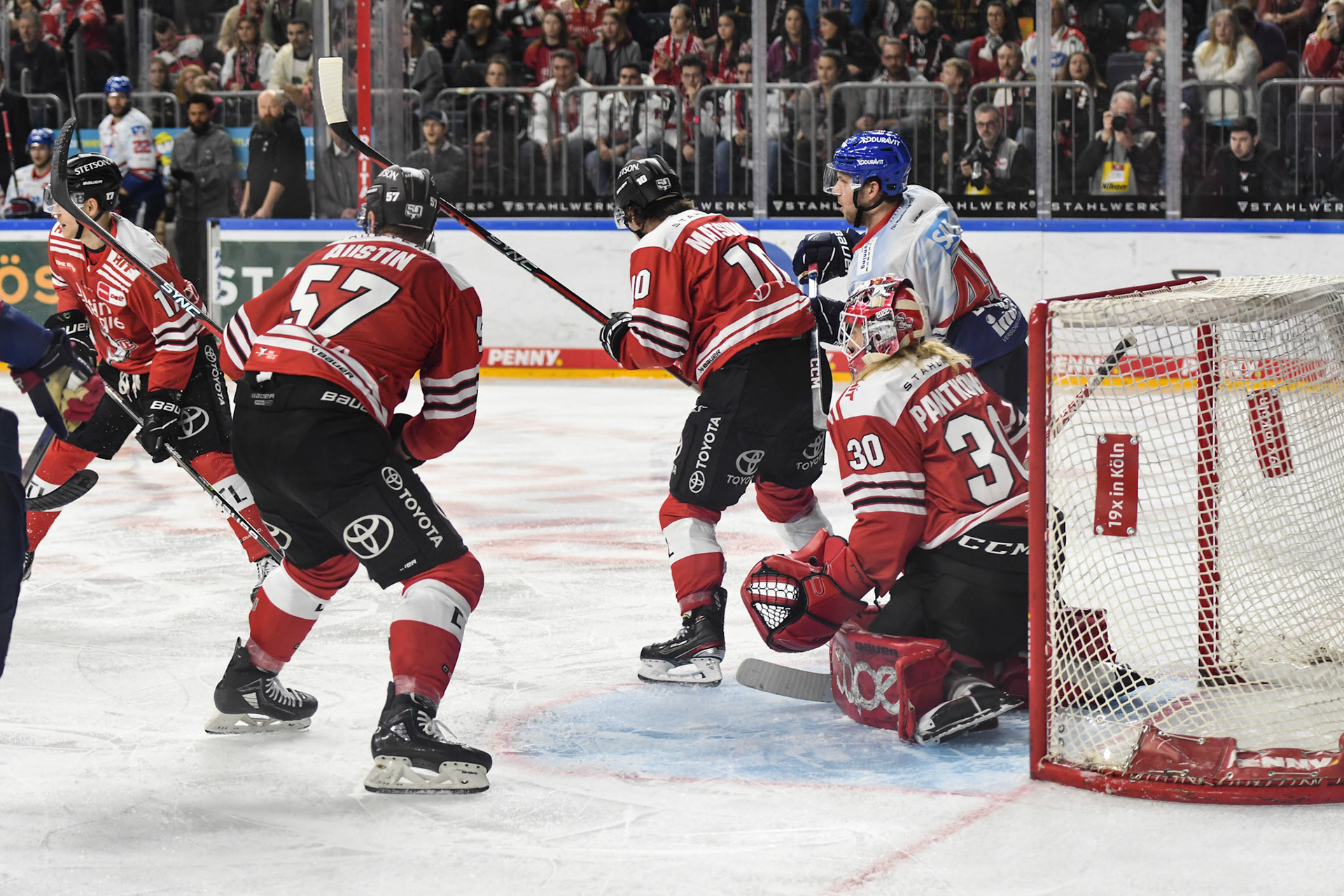 Mirko Pantkowski; DEL Kölner Haie - Adler Mannheim, 17.03.2023