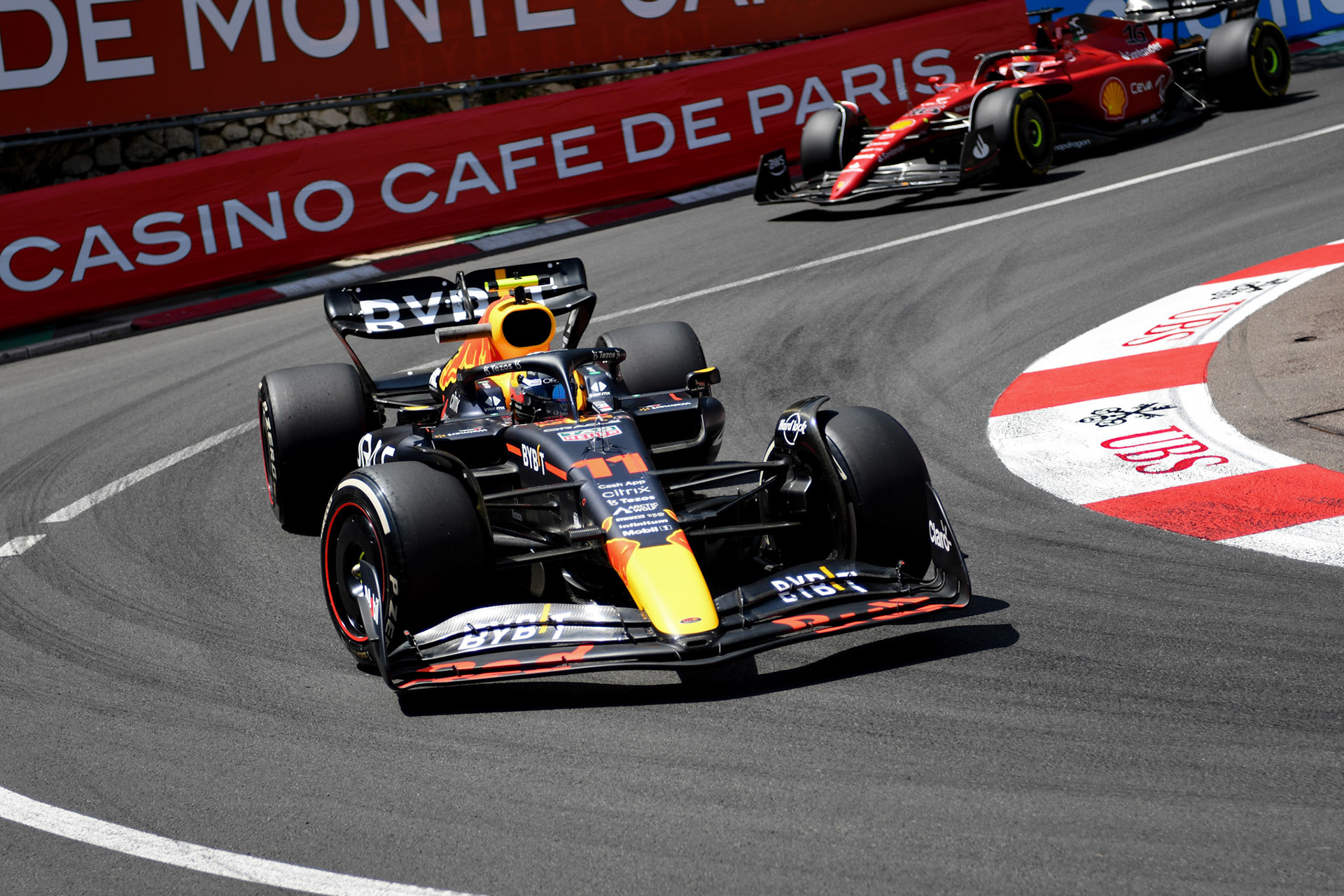 Sergio Perez (MEX) Red Bull Racing; Formel 1 Monaco am 27.05.2022