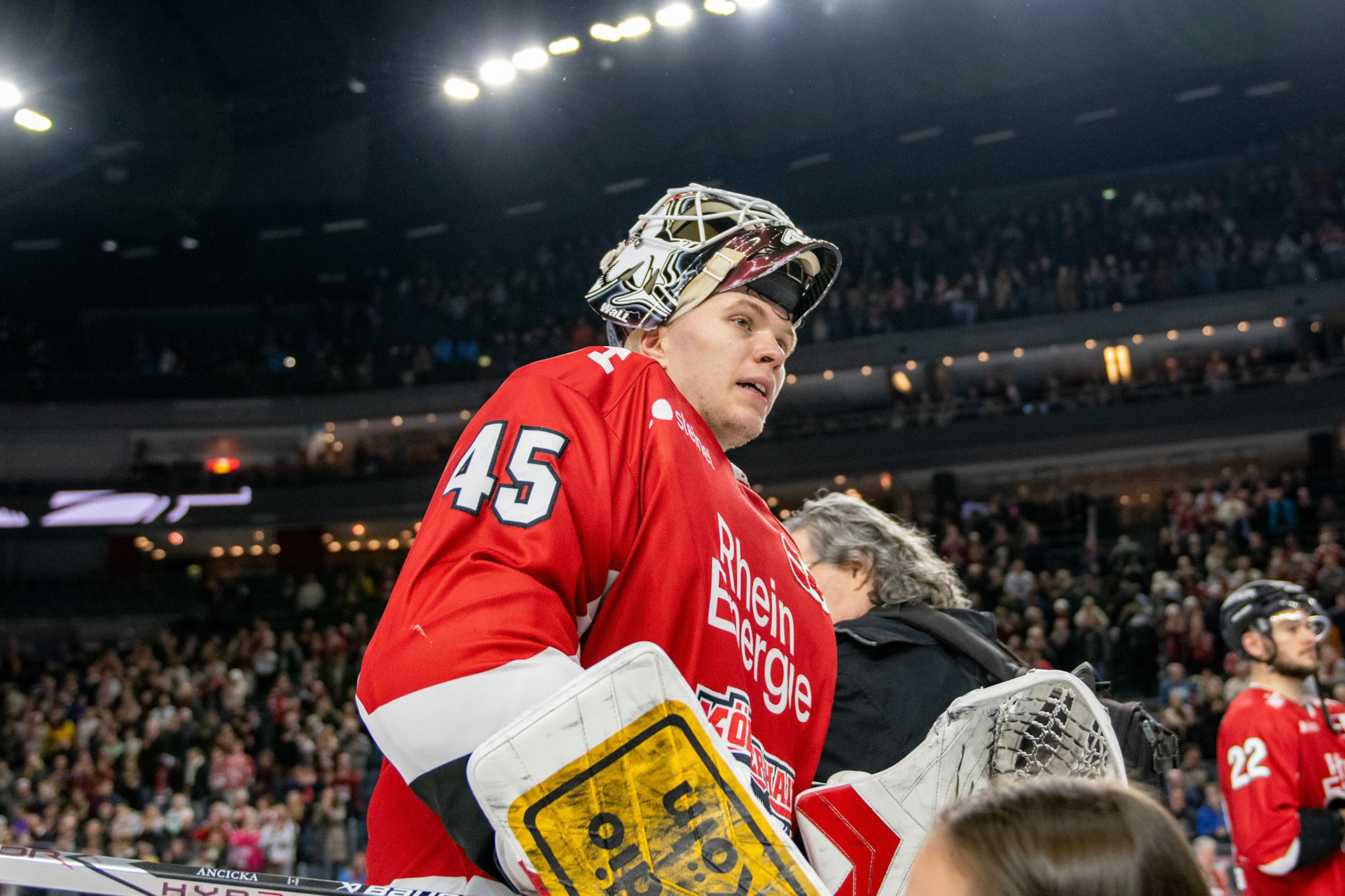 Tobias Ancicka; DEL Kölner Haie - Augsburger Panther, 19.11.2023