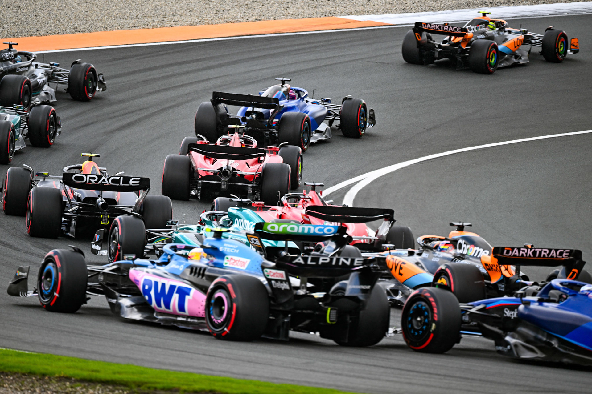 Rennstart; Formel 1 GP Holland / Zandvoort. Sonntag, 27.08.2023