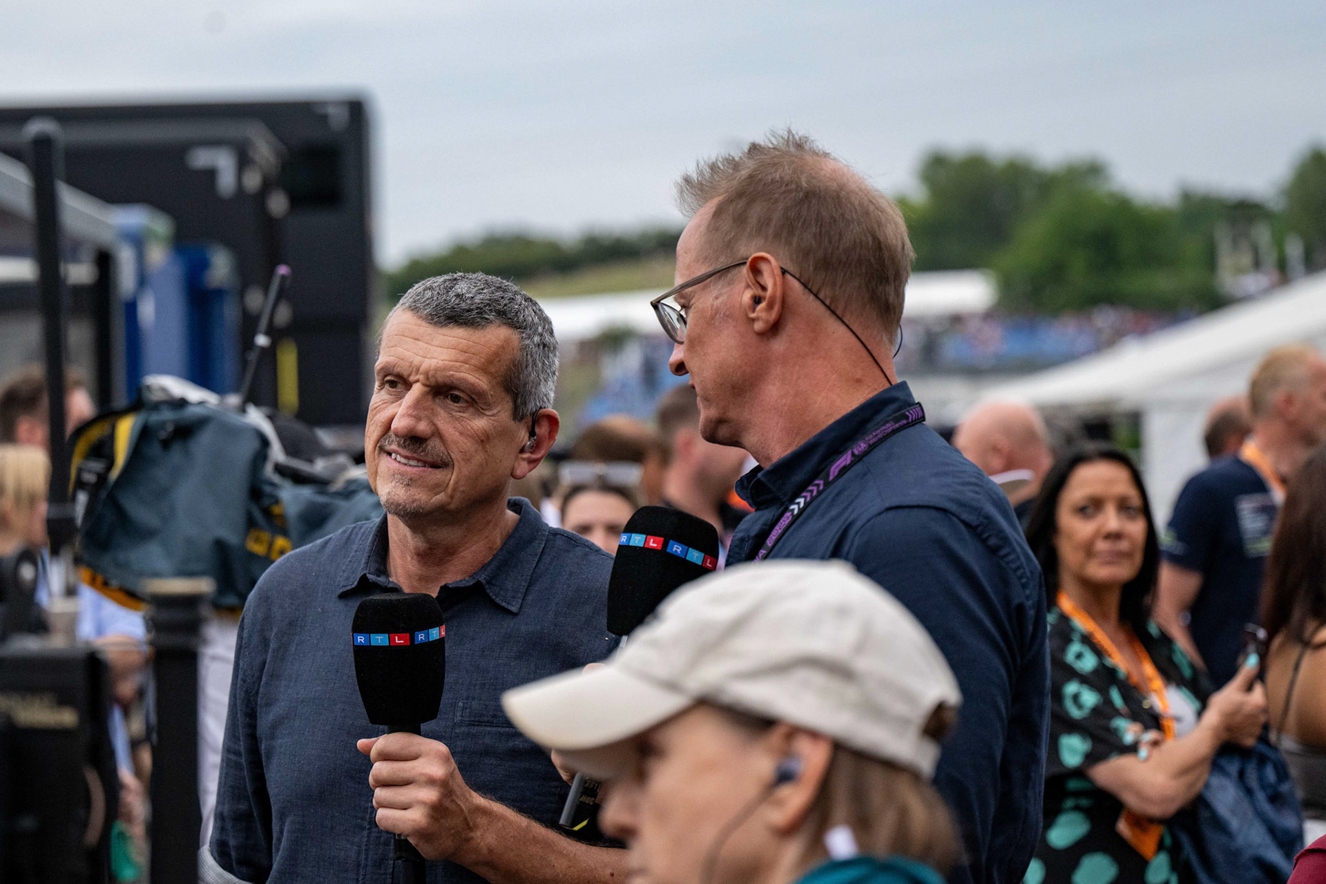 Günther Steiner und Florian König, RTL;Formel 1 Budapest / Ungarn, 20.07.2024