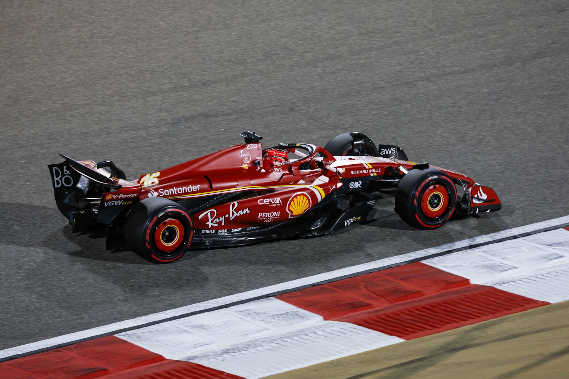 Charles Leclerc #16, Scuderia Ferrari; Formel 1 GP Bahrain. Freitag 01.03.2024