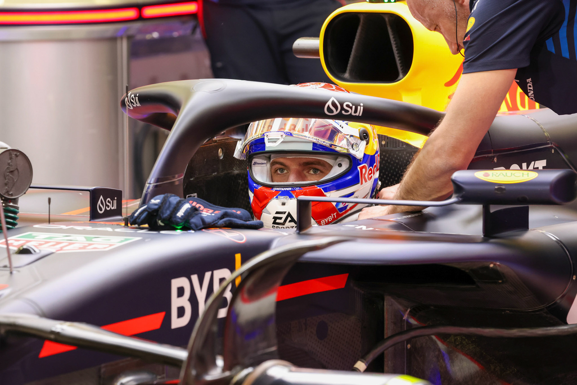 Max Verstappen #1, Oracle Red Bull Racing; Formel 1 GP Bahrain. Freitag 01.03.2024