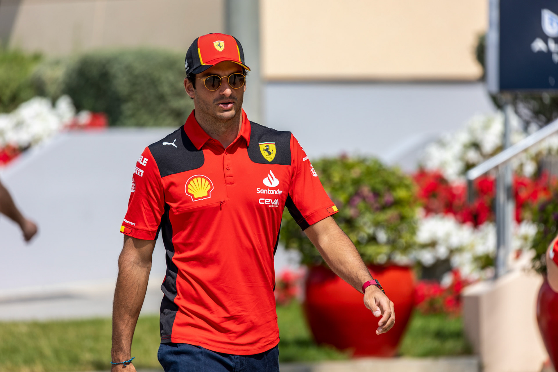 Carlos Sainz (ESP) Scuderia Ferrari; Formel 1 GP Bahrain. Samstag 04.03.2023
