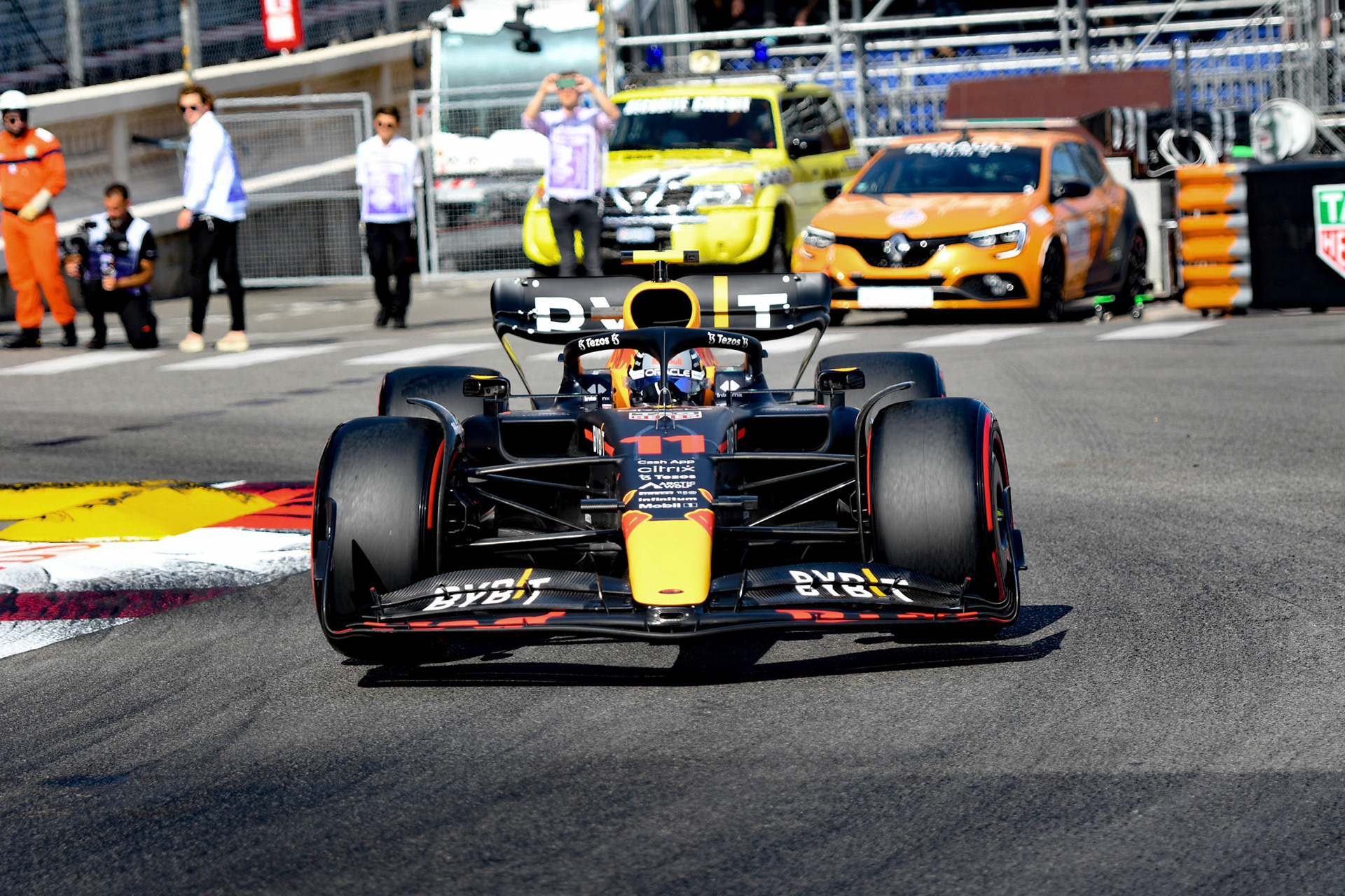 Sergio Perez (MEX) Red Bull Racing; Formel 1 Monaco am 27.05.2022
