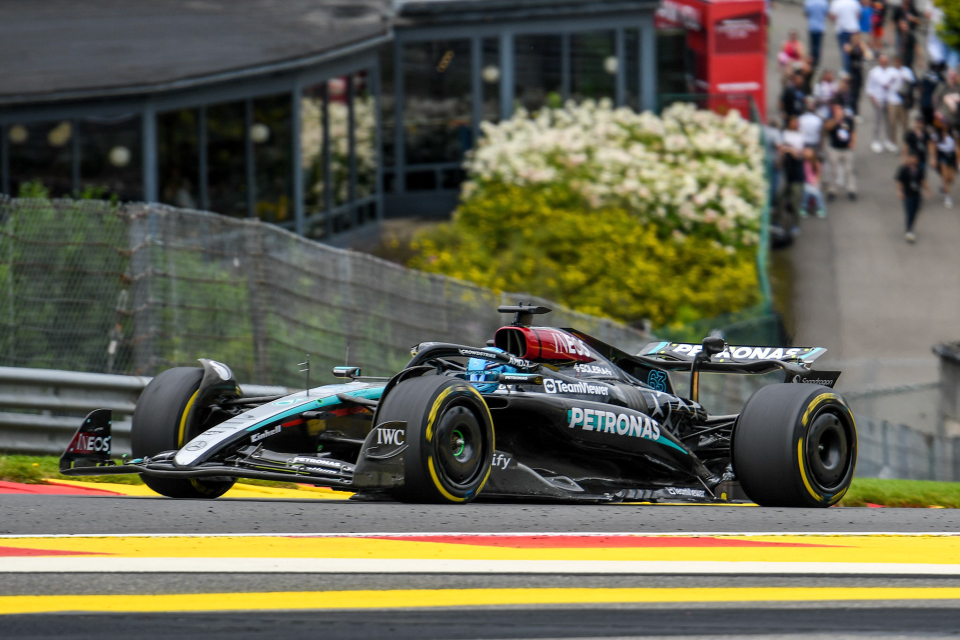 George Russell #63, Mercedes-AMG Petronas F1 Team;Formel 1 GP Spa / Belgien. Freitag, 26.07.2024