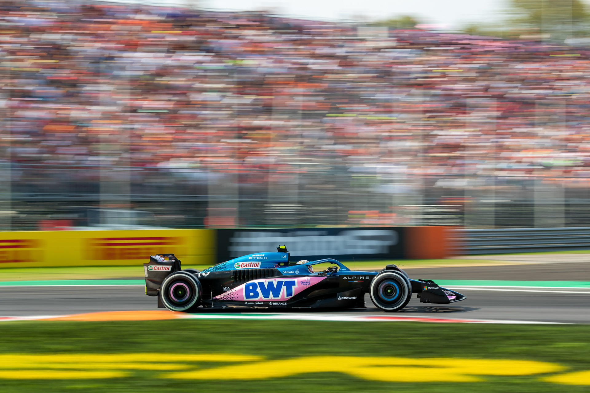 Pierre Gasly (FRA) Alpine F1 Team; Formel 1 GP Italien / Monza. Samstag, 02.09.2023