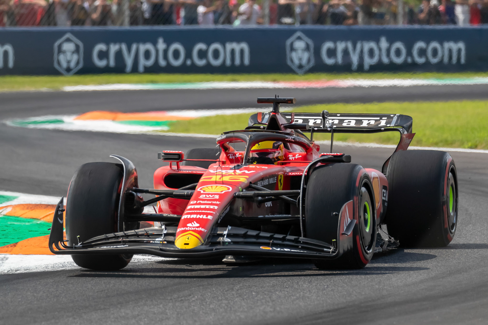 Charles Leclerc (MCO) Scuderia Ferrari;Formel 1 GP Italien / Monza. Samstag, 02.09.2023