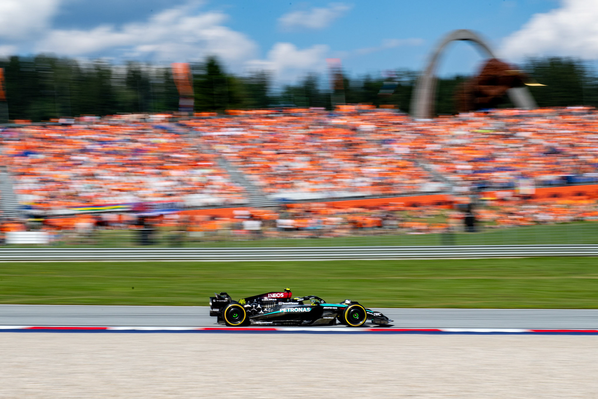 Lewis Hamilton #44, Mercedes-AMG Petronas F1 Team;Formel 1 GP Austria / Österreich. Freitag, 28.06.2024