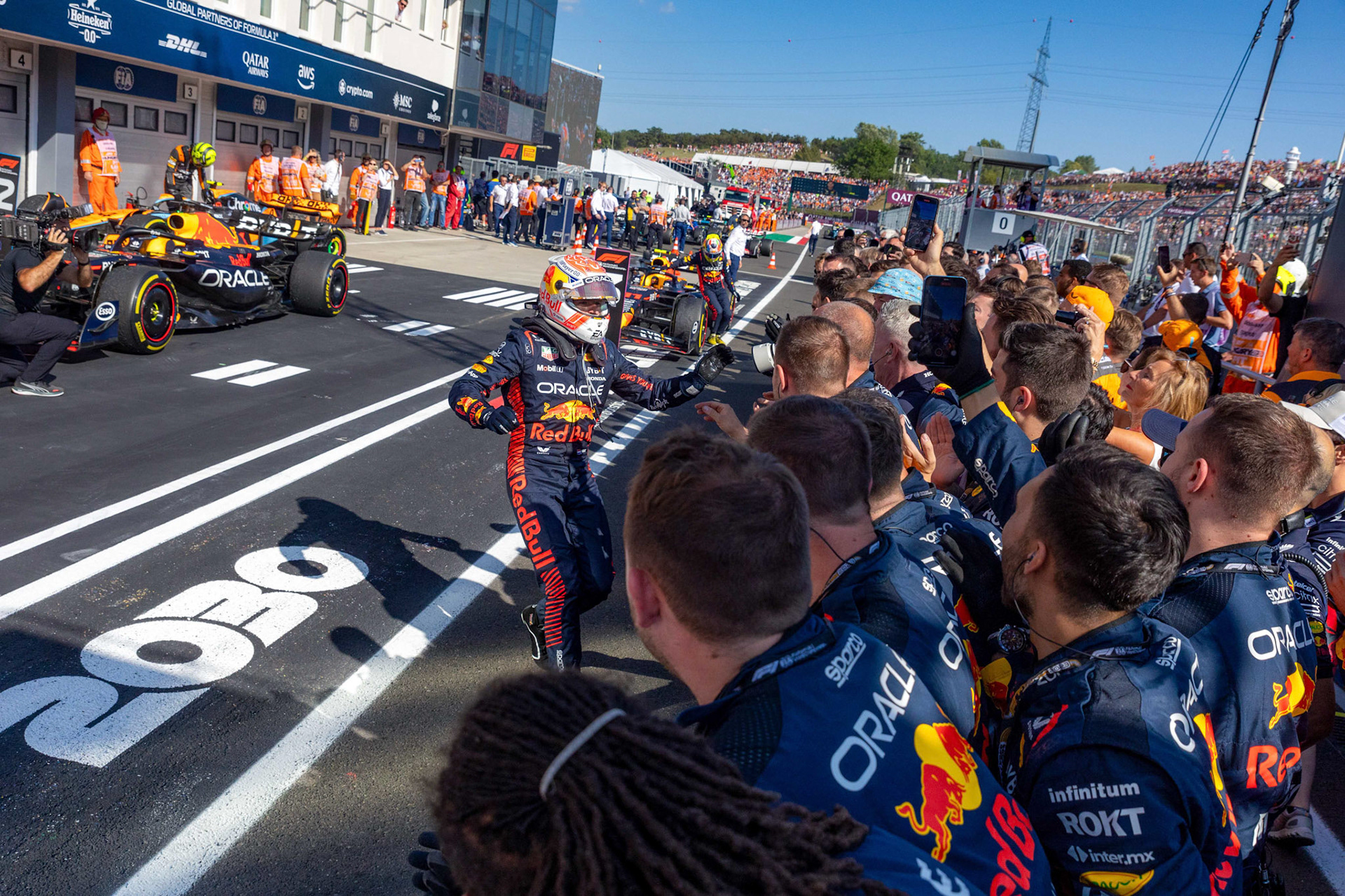 Max Verstappen (NED) Red Bull Racing;Formel 1 GP Budapest / Ungarn. Sonntag, 23.07.2023