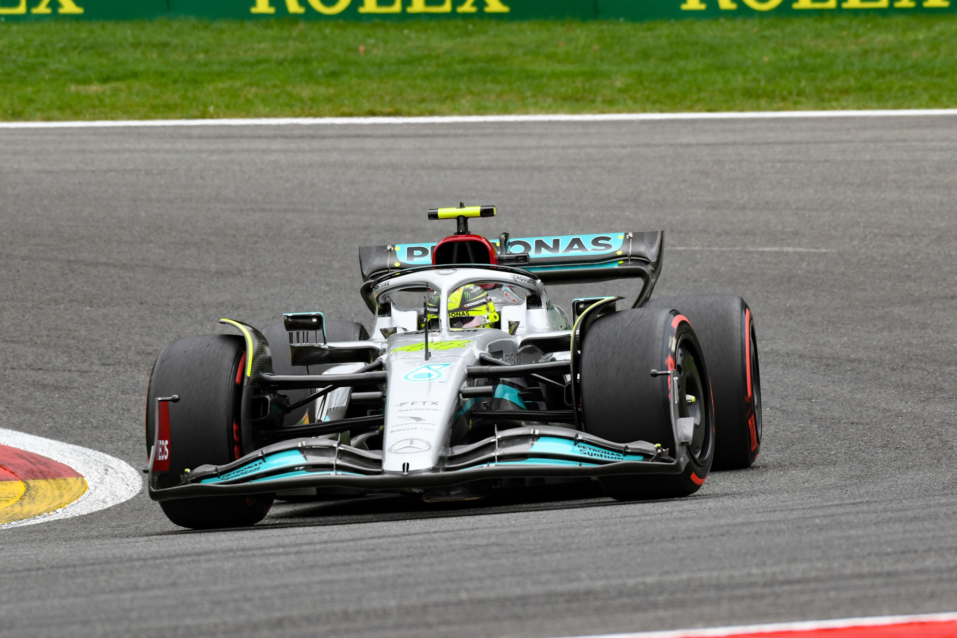 Lewis Hamilton (GBR) Merceds AMG Petronas F1 Team; Formel 1 GP Belgien. Samstag, 27.08.2022