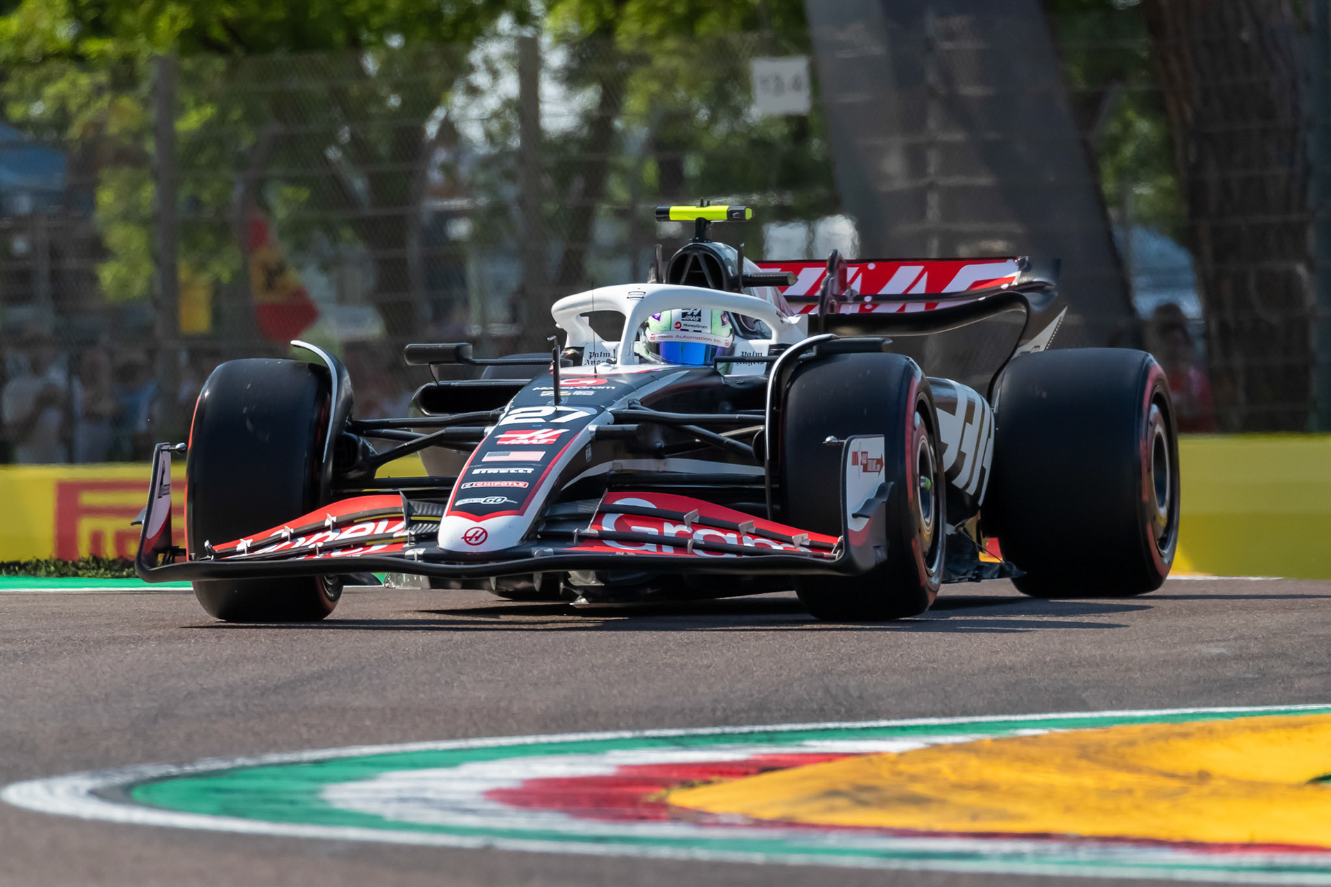 Nico Hülkenberg #27, MoneyGram Haas F1 Team; F1 GP Imola / Italien Samstag, 18.05.2024
