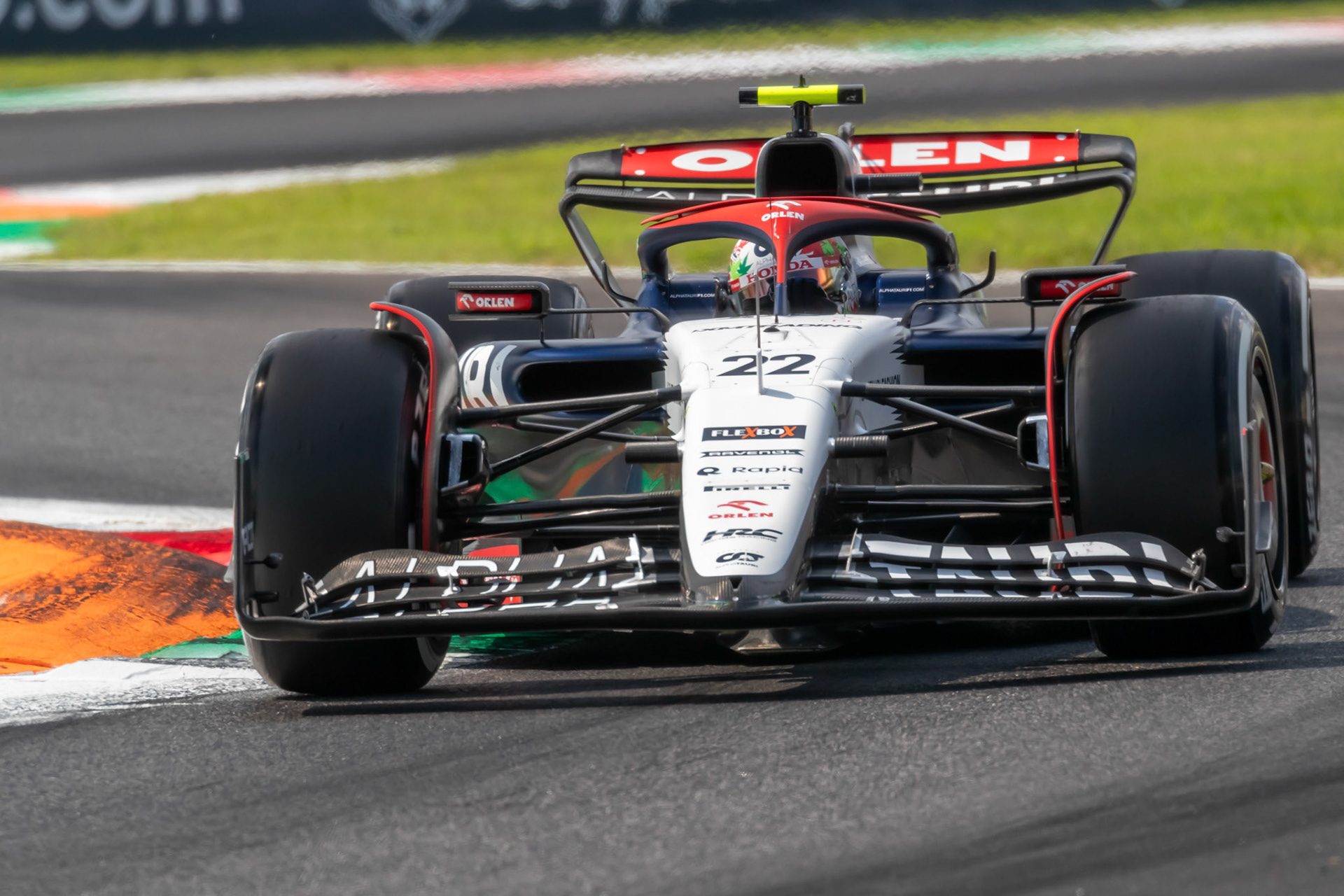 Yuki Tsunoda (JPN) Scuderia Alpha Tauri;Formel 1 GP Italien / Monza. Samstag, 02.09.2023