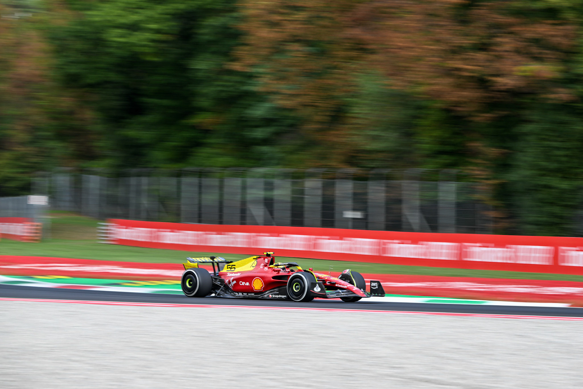 Carlos Sainz (ESP) Scuderia Ferrari; Formel 1 GP Italien Monza, Freitag, 09.09.2022