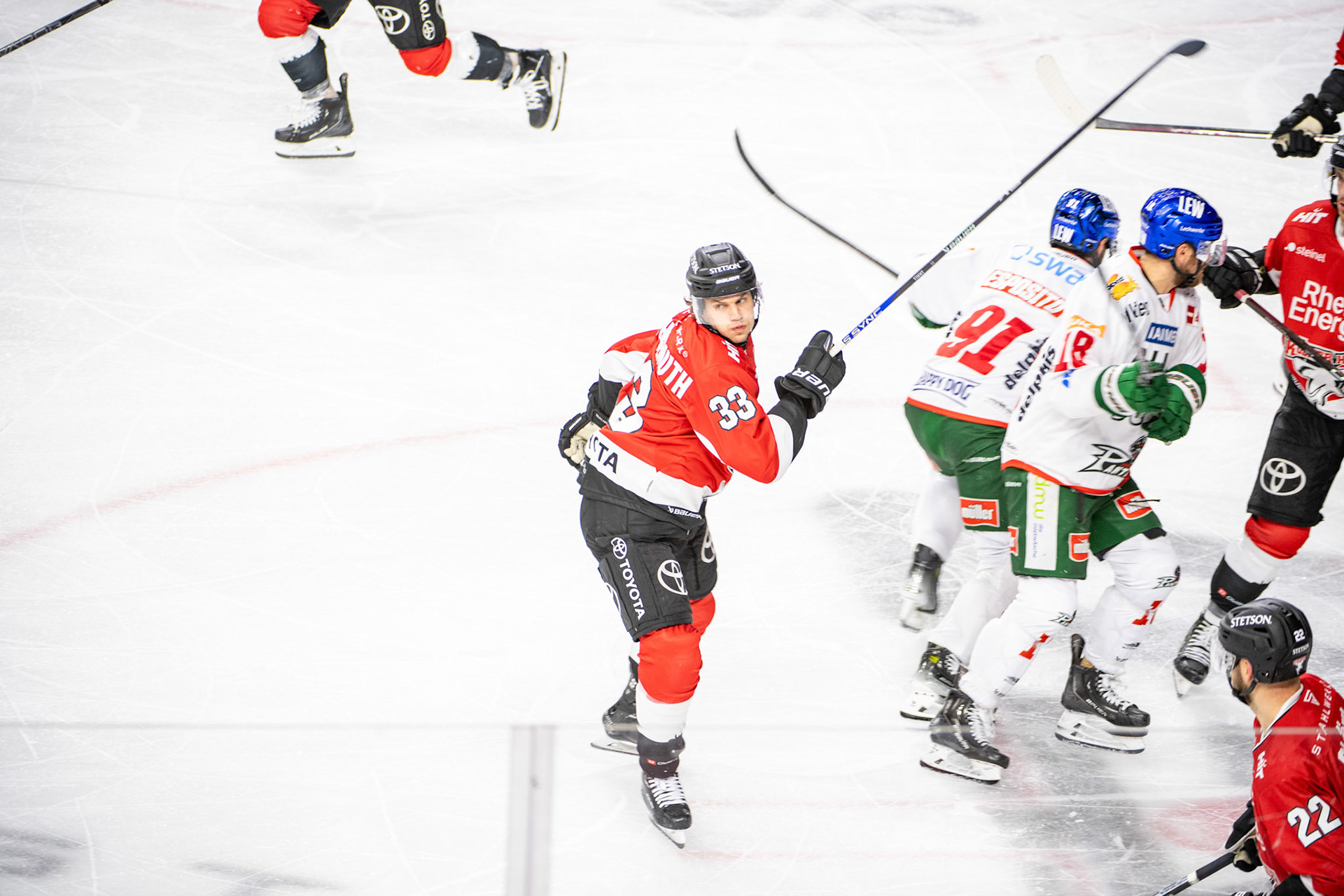 Tim Wohlgemuth; DEL Kölner Haie - Augsburger Panther, 19.11.2023