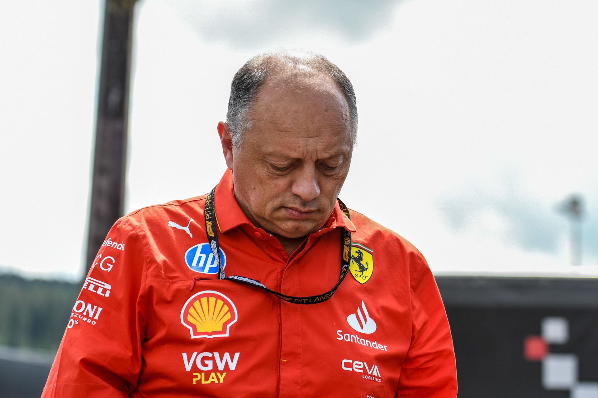 Frederic Vasseur, Teamchef Scuderia Ferrari;Formel 1 GP Spa / Belgien. Freitag, 26.07.2024