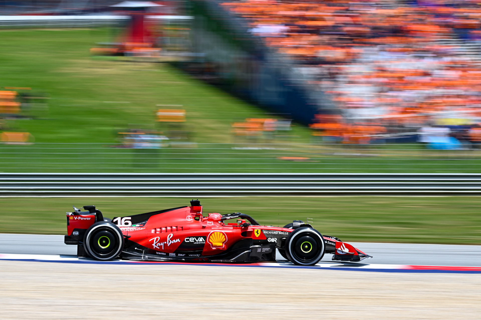 Charles Leclerc (MCO) Scuderia Ferrari;Formel 1 GP Austria / Österreich. Freitag, 30.06.2023
